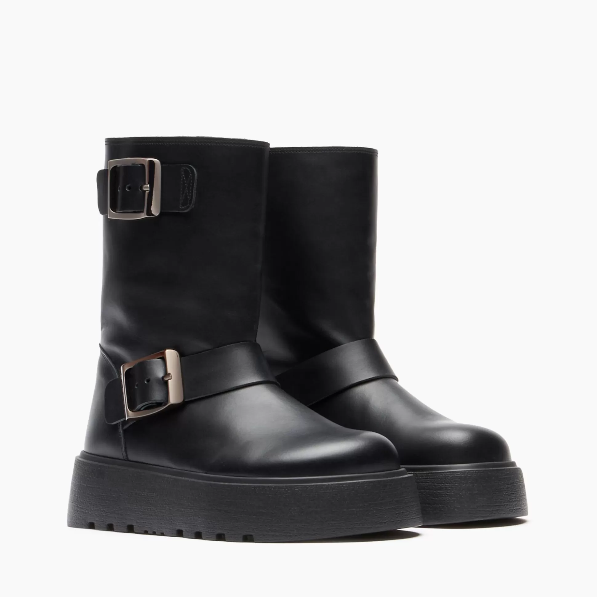 Casadei Ale Leather Ankle Boots Black Clearance