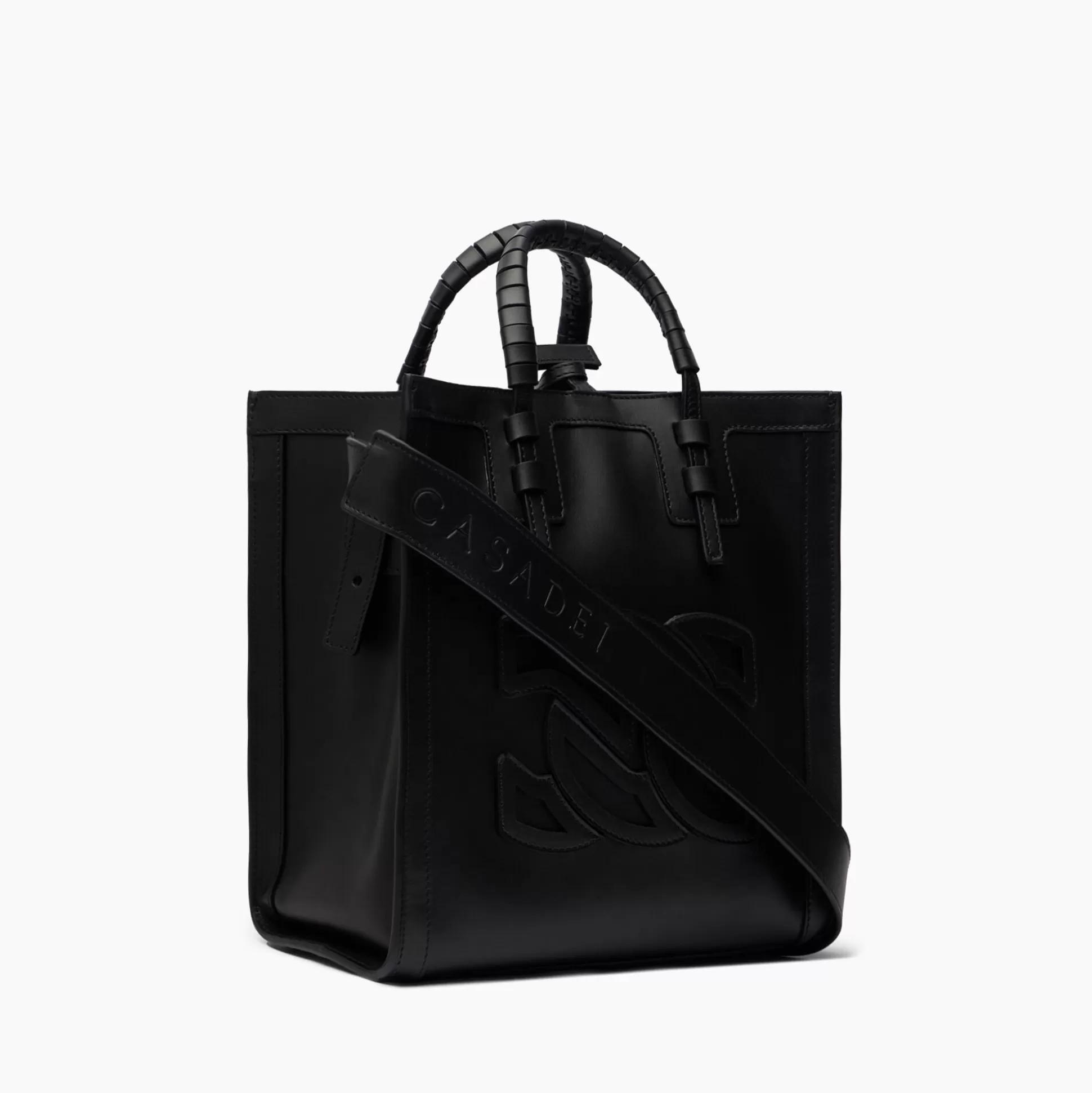 Casadei Ale Leather Bag Black Cheap