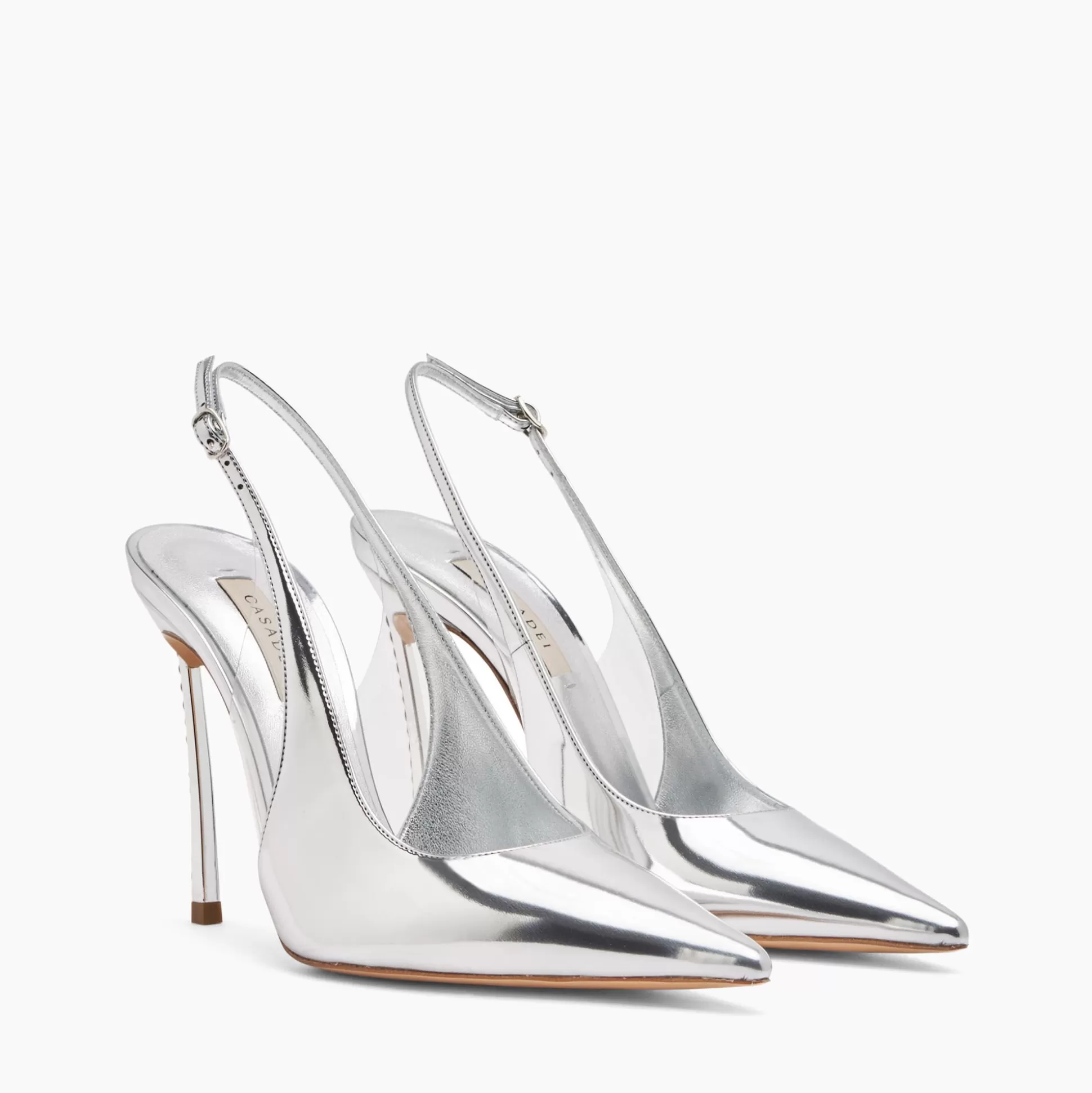 Casadei Alice Superblade Slingback Silver Outlet