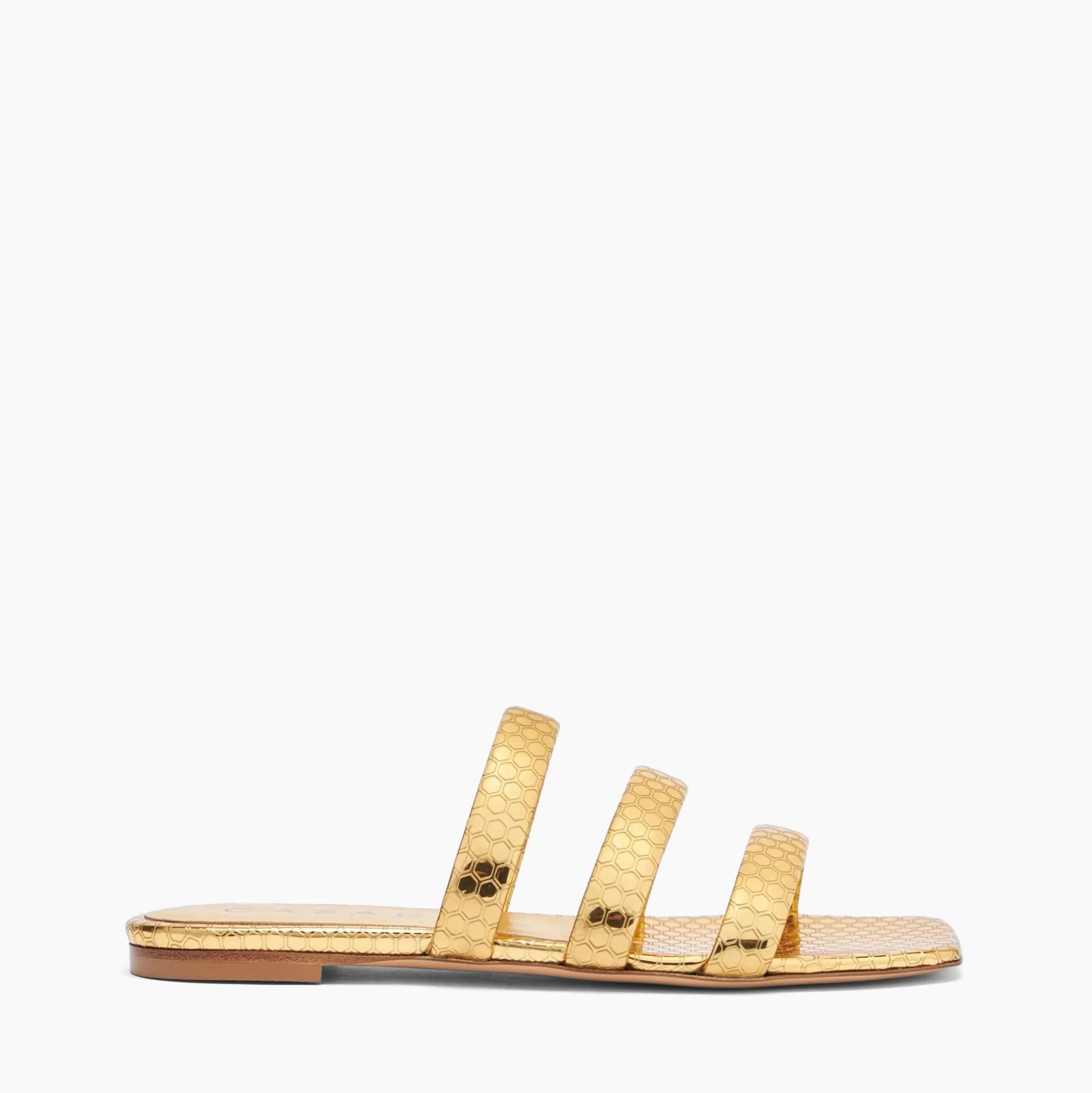 Casadei Atomium Flats Gold Clearance