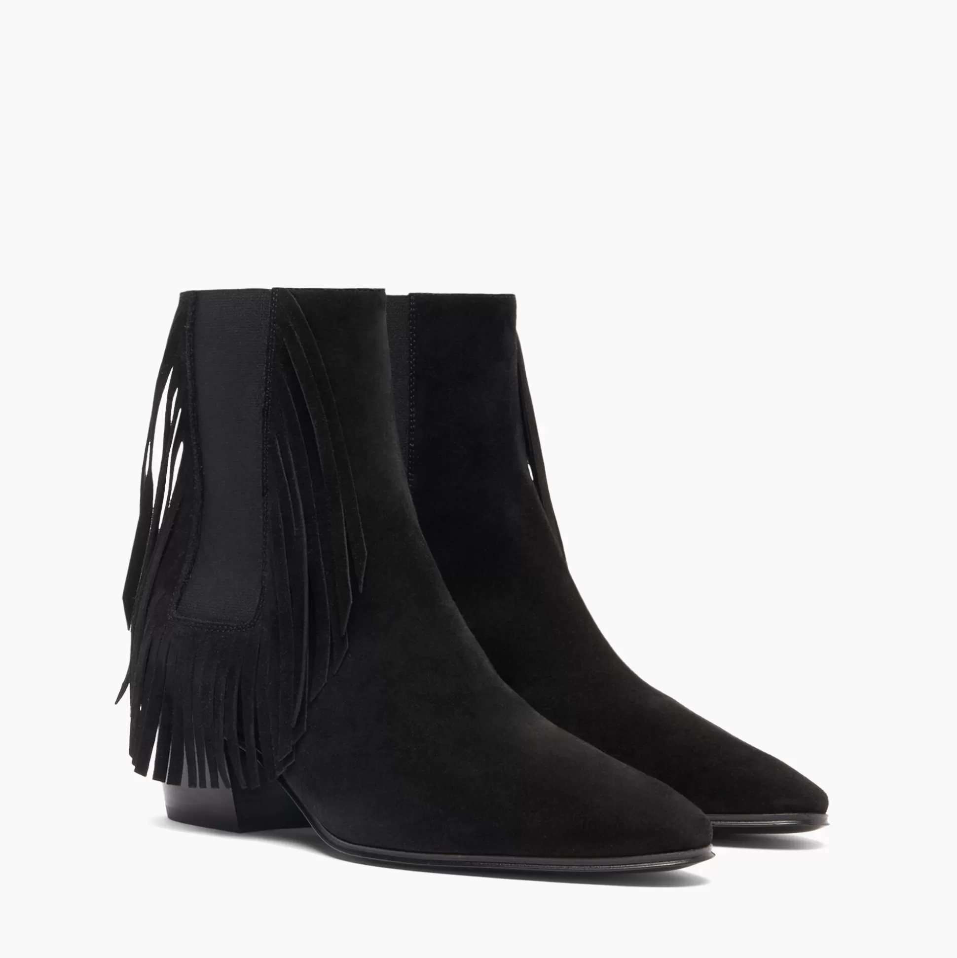 Casadei Beat Suede Ankle Boots Black Online