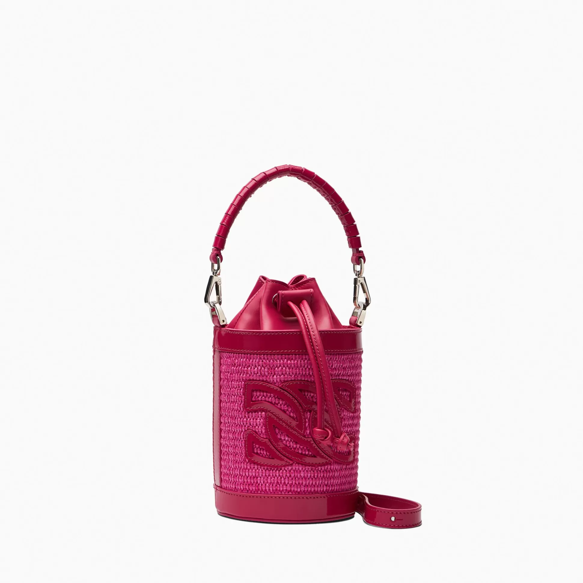 Casadei Beaurivage Lux Bucket Bag Fuchsia Discount