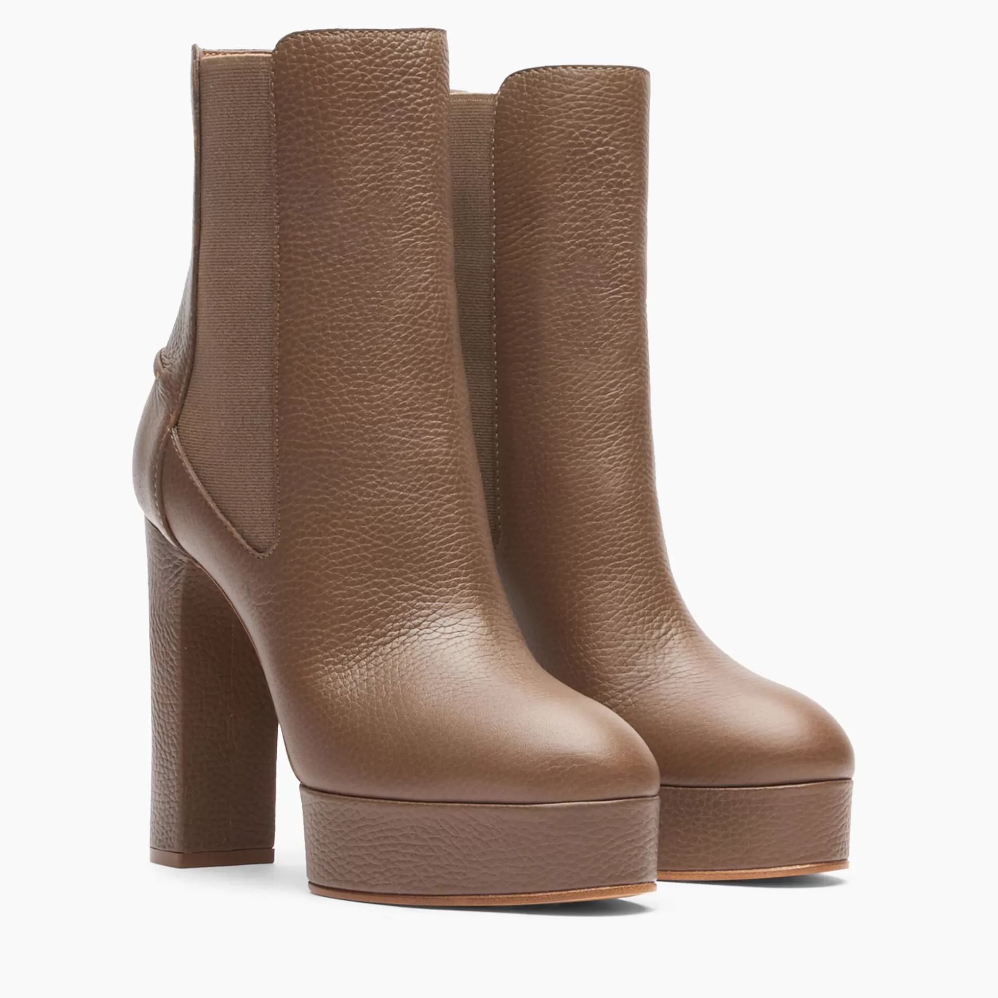 Casadei Betty Leather Ankle Boots Caribou Shop