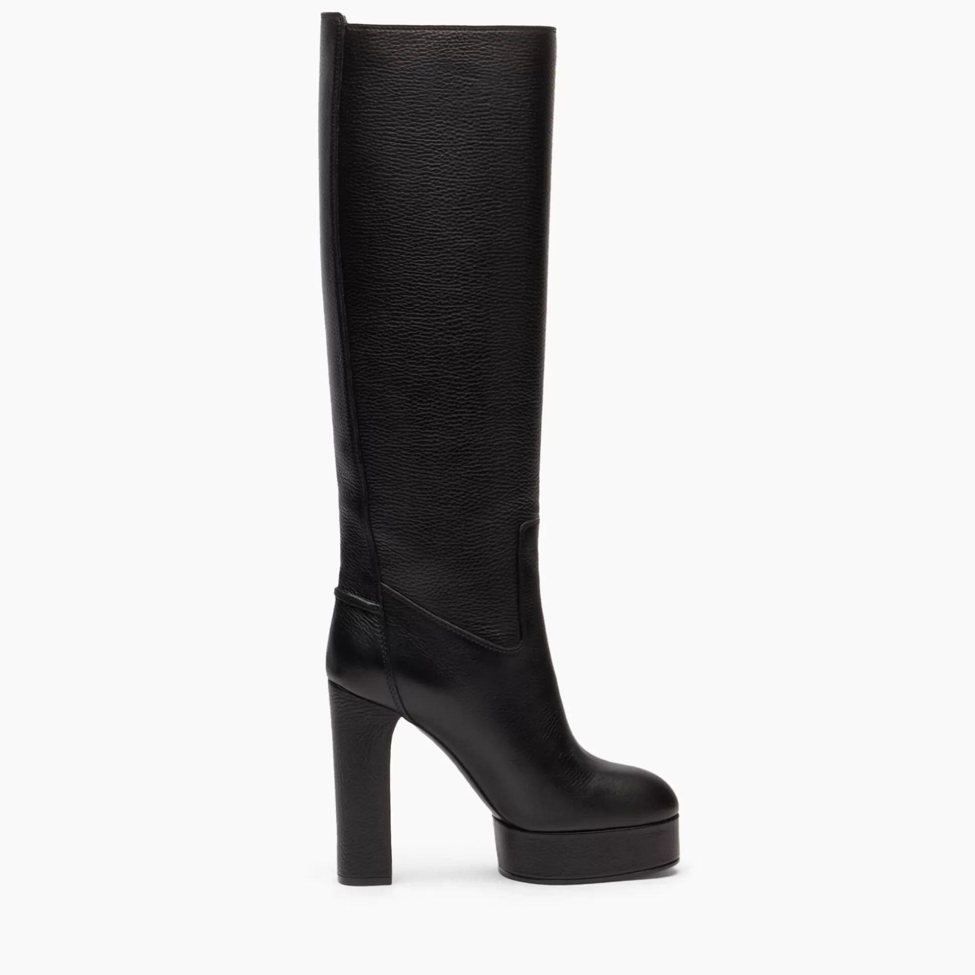 Casadei Betty Leather High Boots Black Cheap