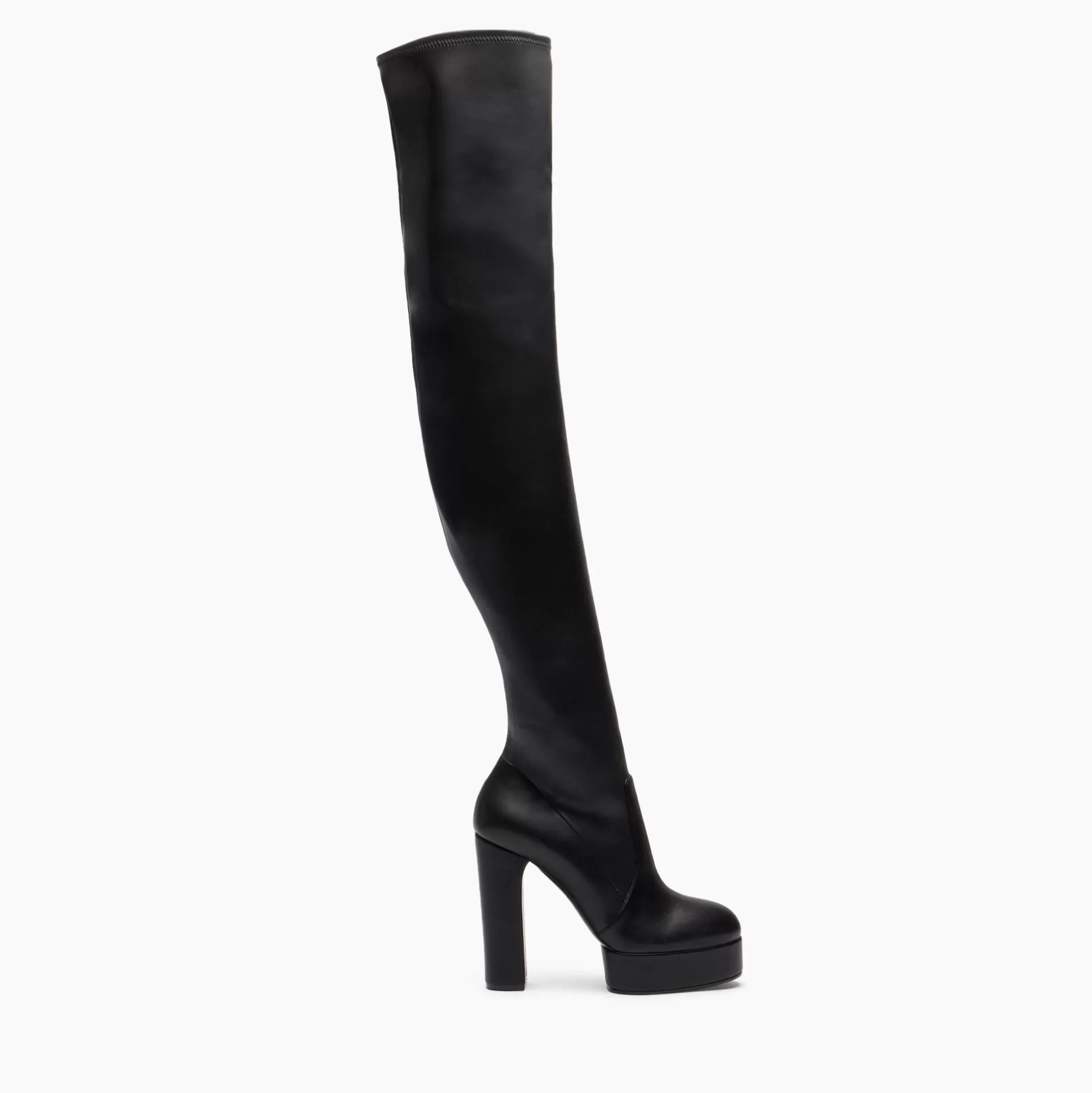 Casadei Betty Over The Knee Black New