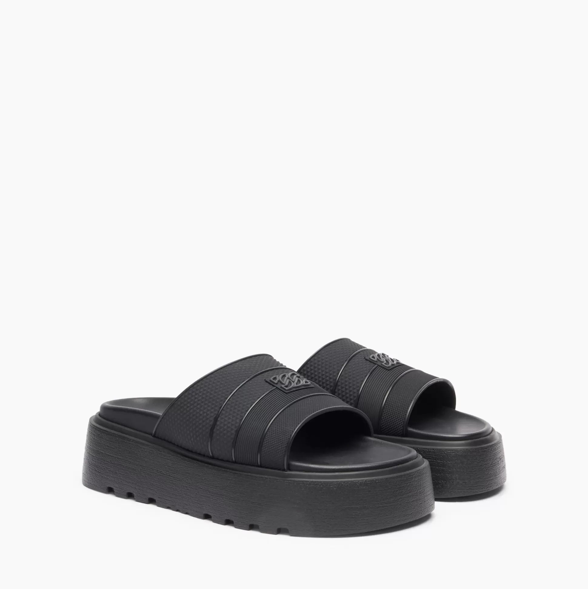 Casadei Birky Ale Slides BLACK Fashion