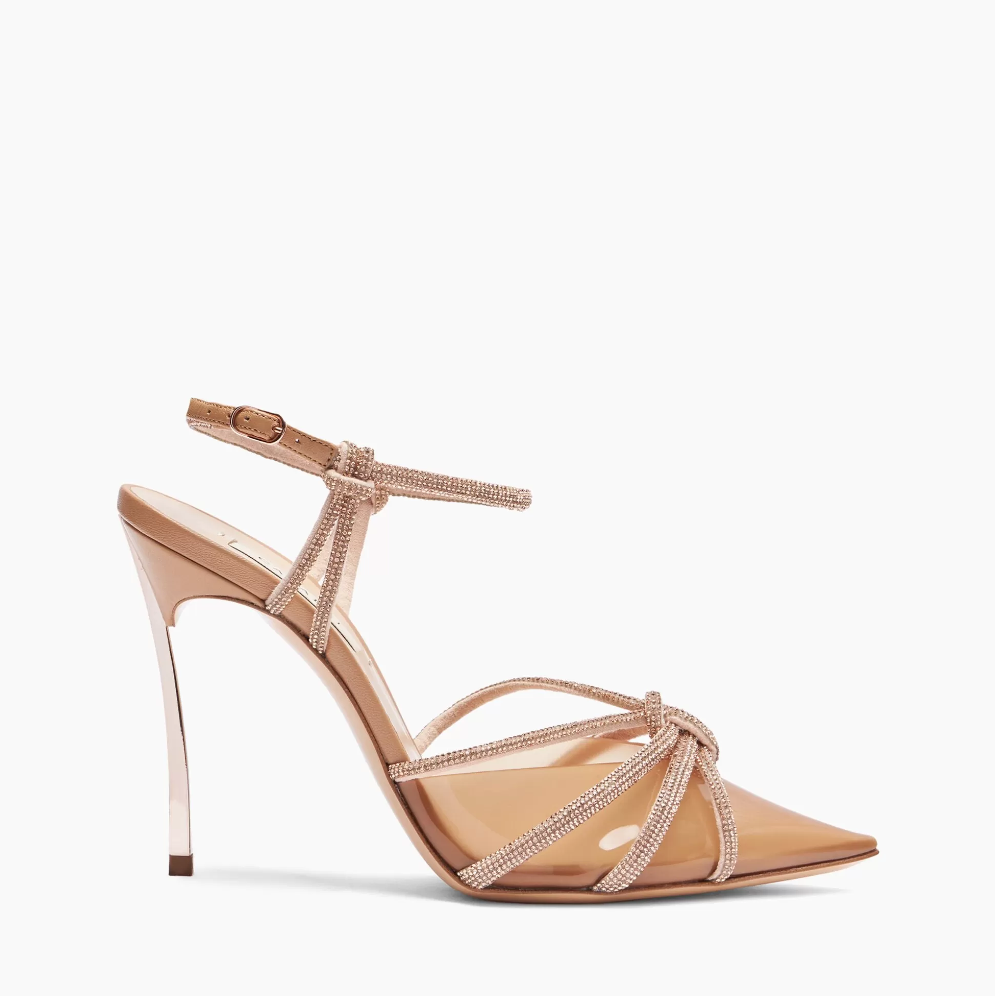 Casadei Blade C+C PVC Pumps Toffee and Light Peach Best