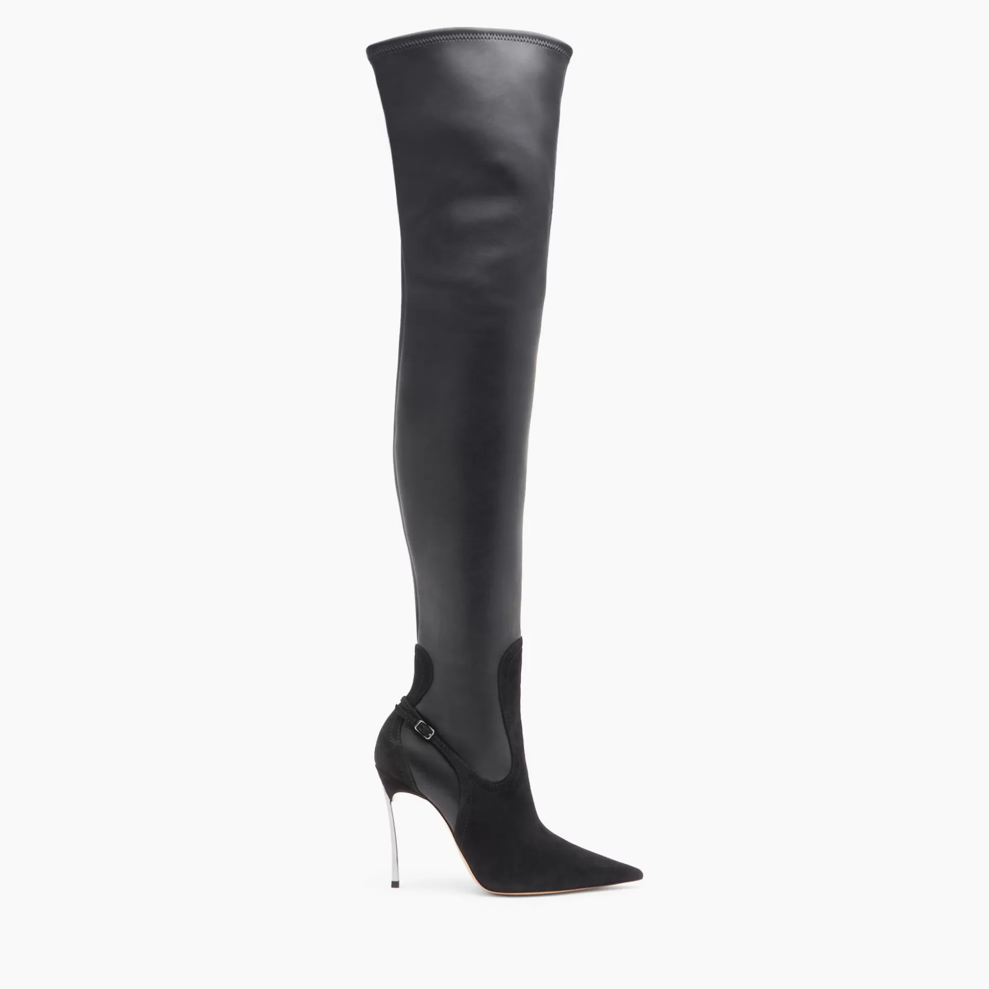 Casadei Blade Double Over The Knee Black Best