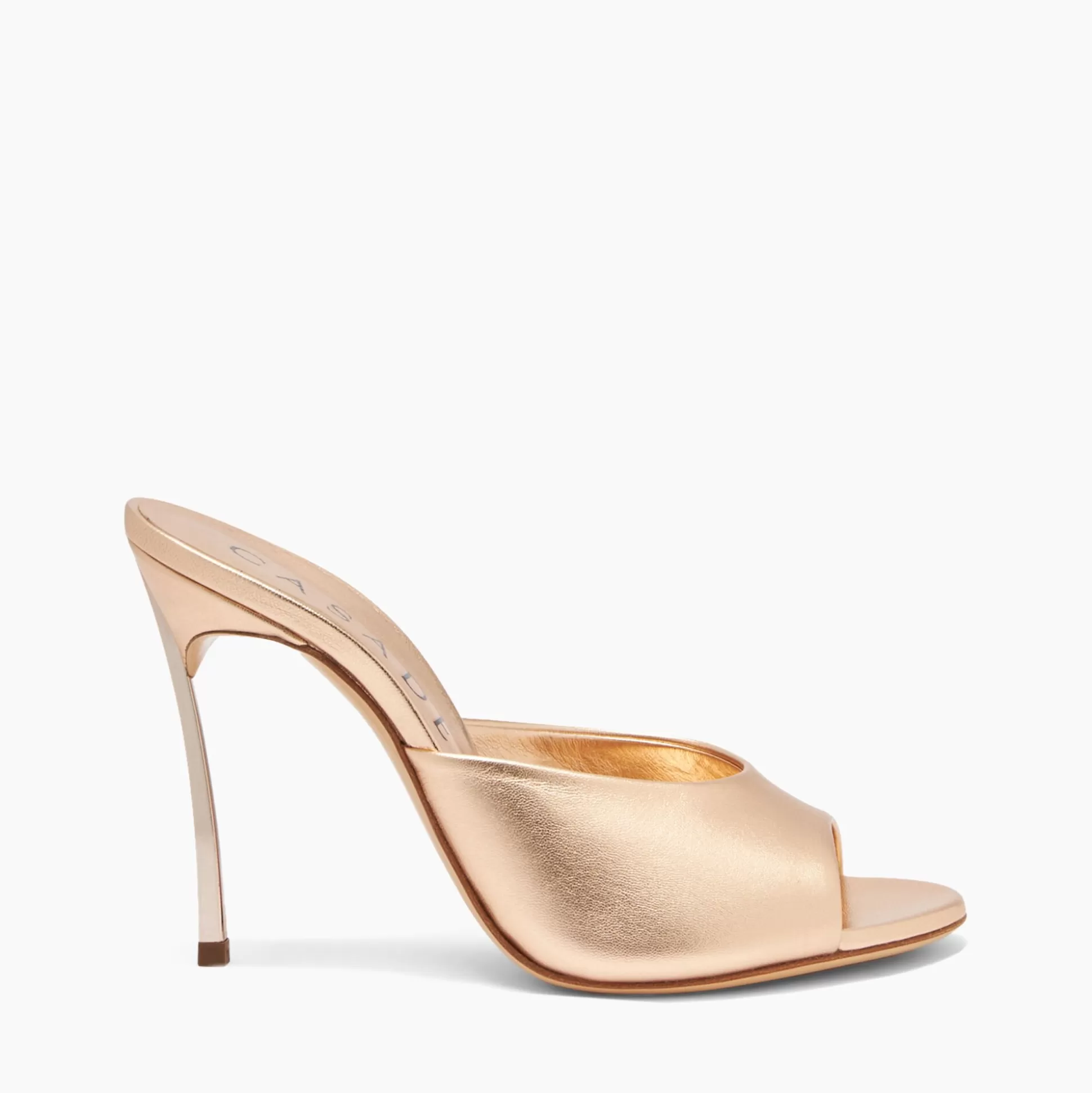 Casadei Blade Flash Mules Sandstone Store