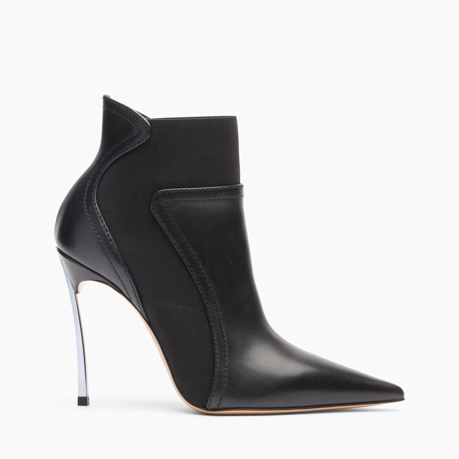 Casadei Blade Leather Ankle Boots Black Store