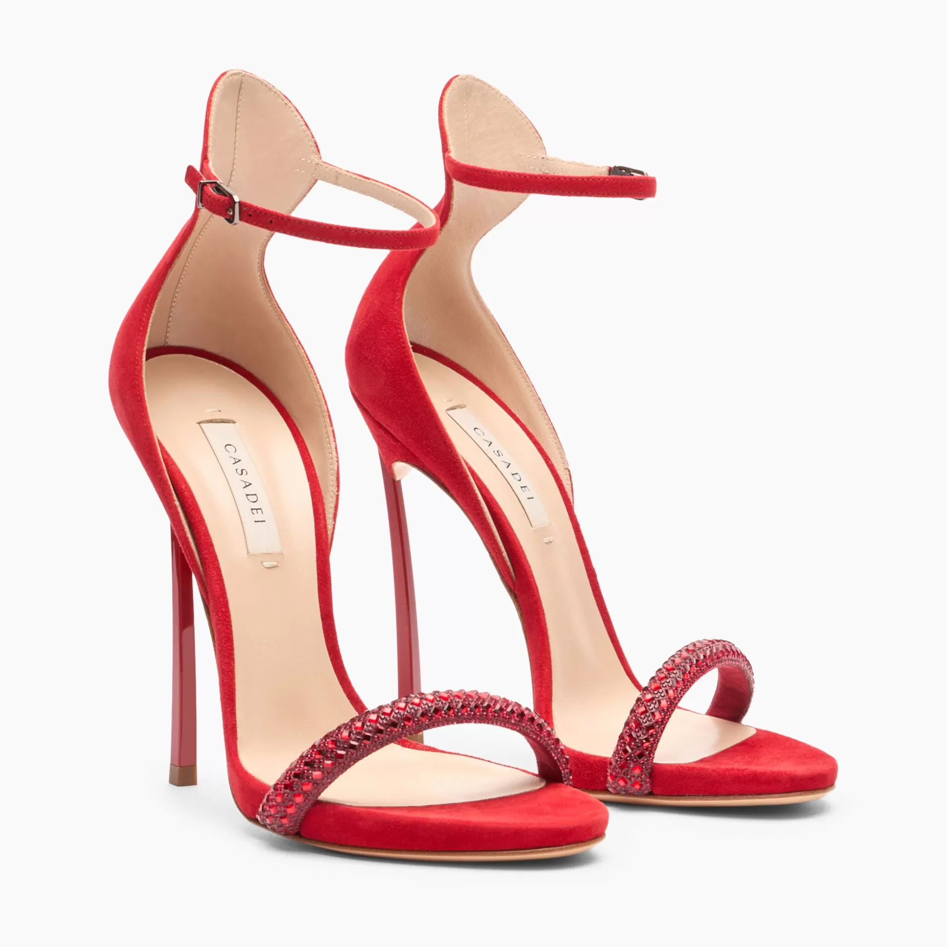 Casadei Cappa Blade Stratosphere Sandals Red Square Best