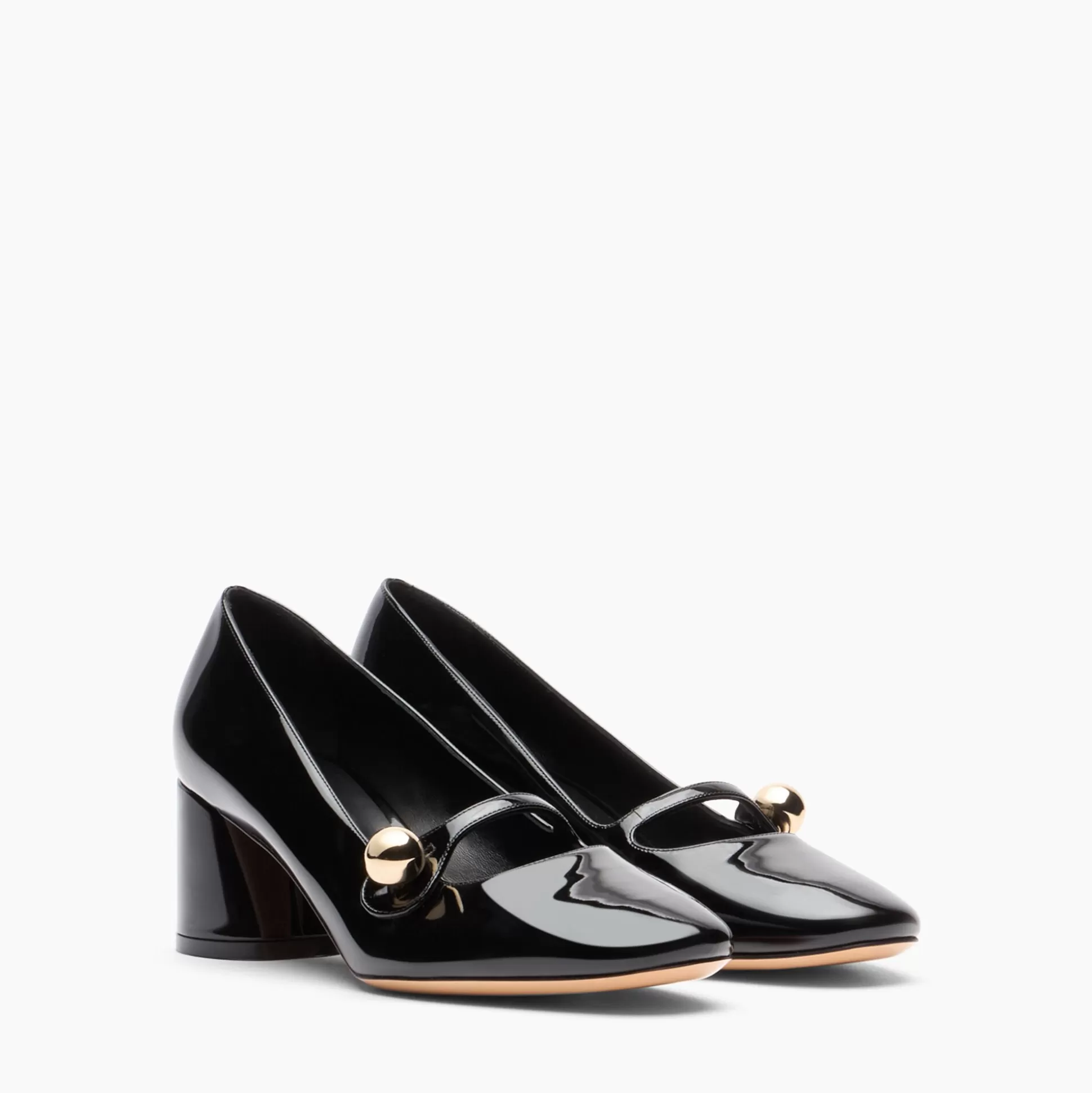 Casadei Cleo Patent Leather Pumps Black Cheap