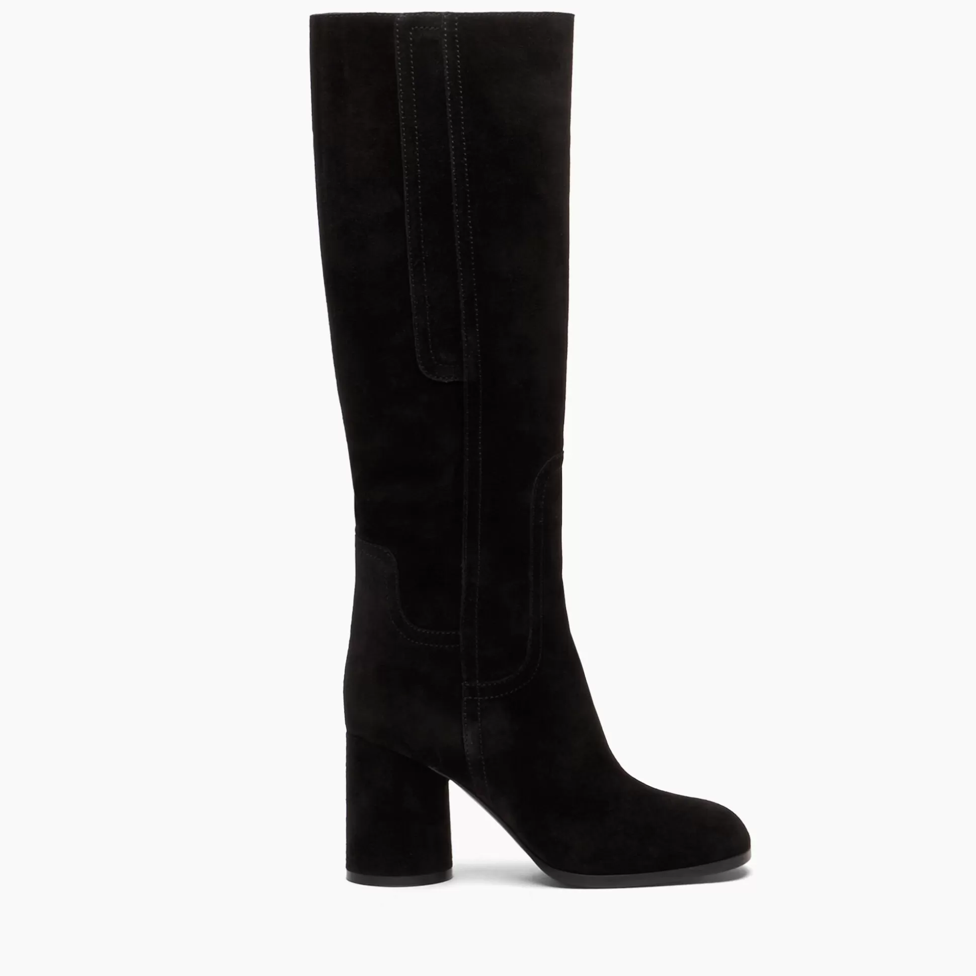 Casadei Cleo Suede High Boots Black Clearance