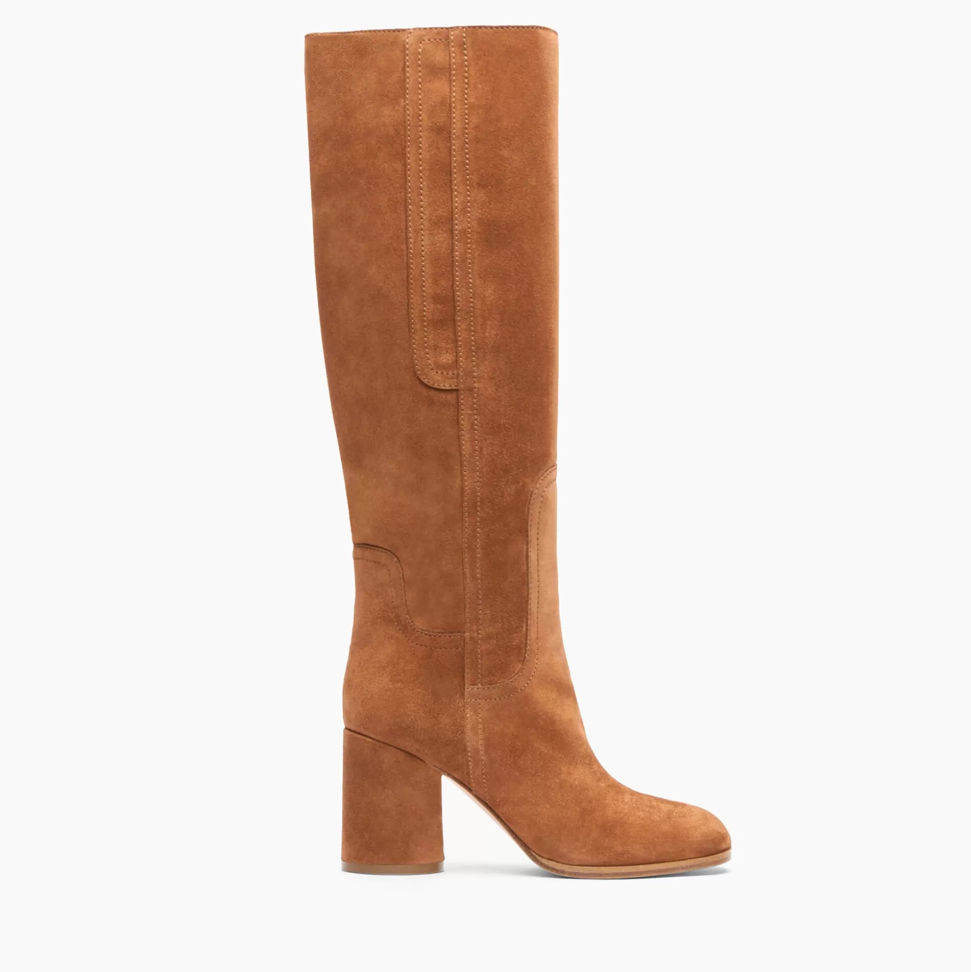 Casadei Cleo Suede High Boots Siena Hot