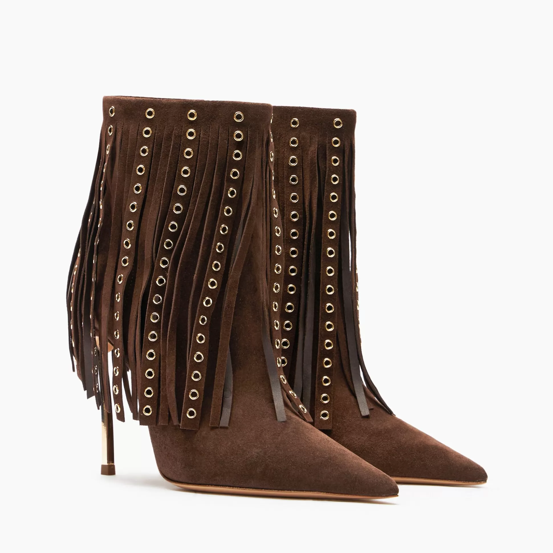 Casadei Debby Superblade Ankle Boots Cocoa Sale