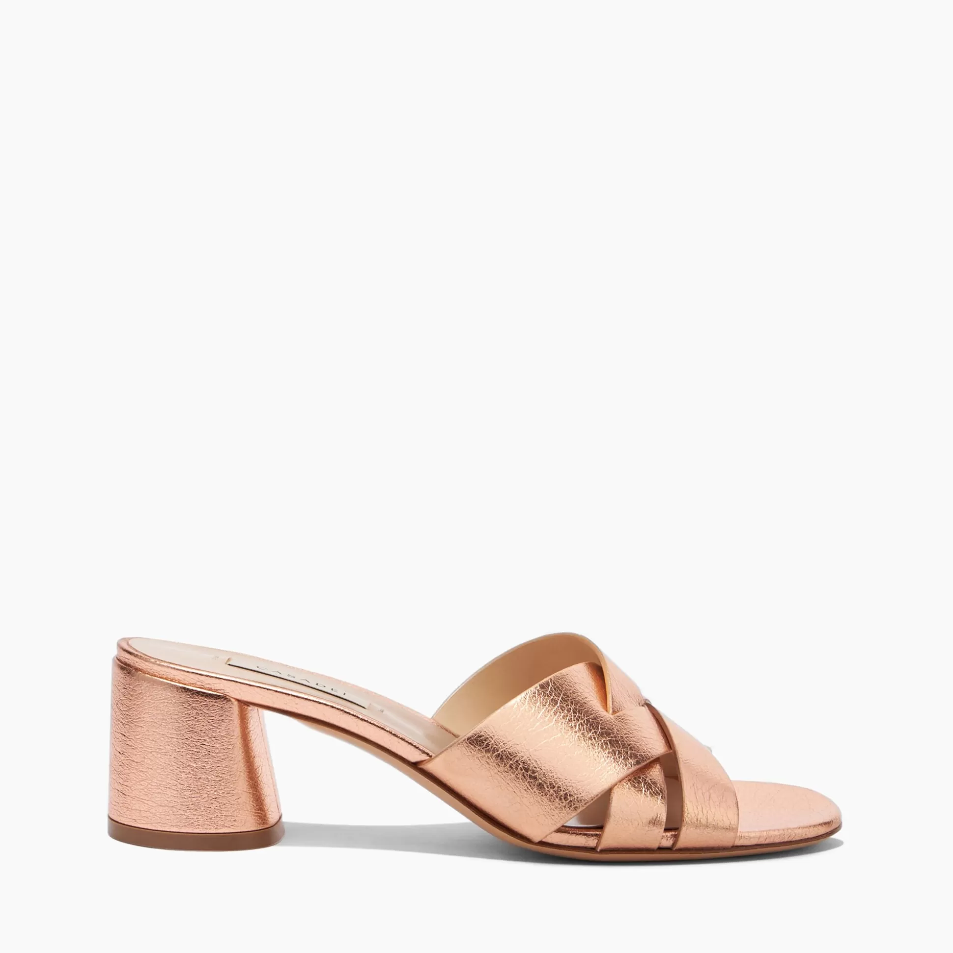 Casadei Emily Vesta Mules Gold pink Online