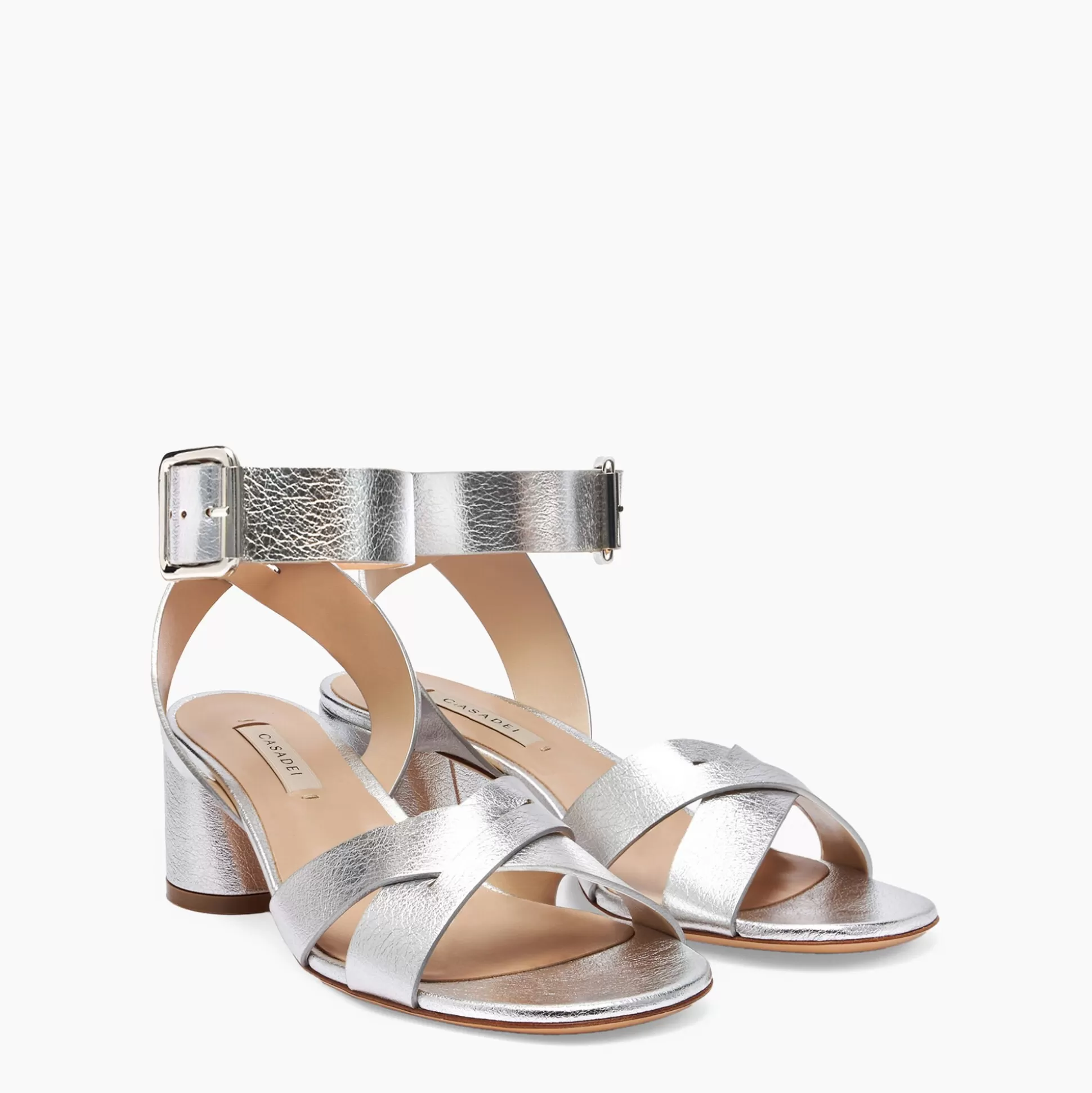 Casadei Emily Vesta Sandals Silver Fashion