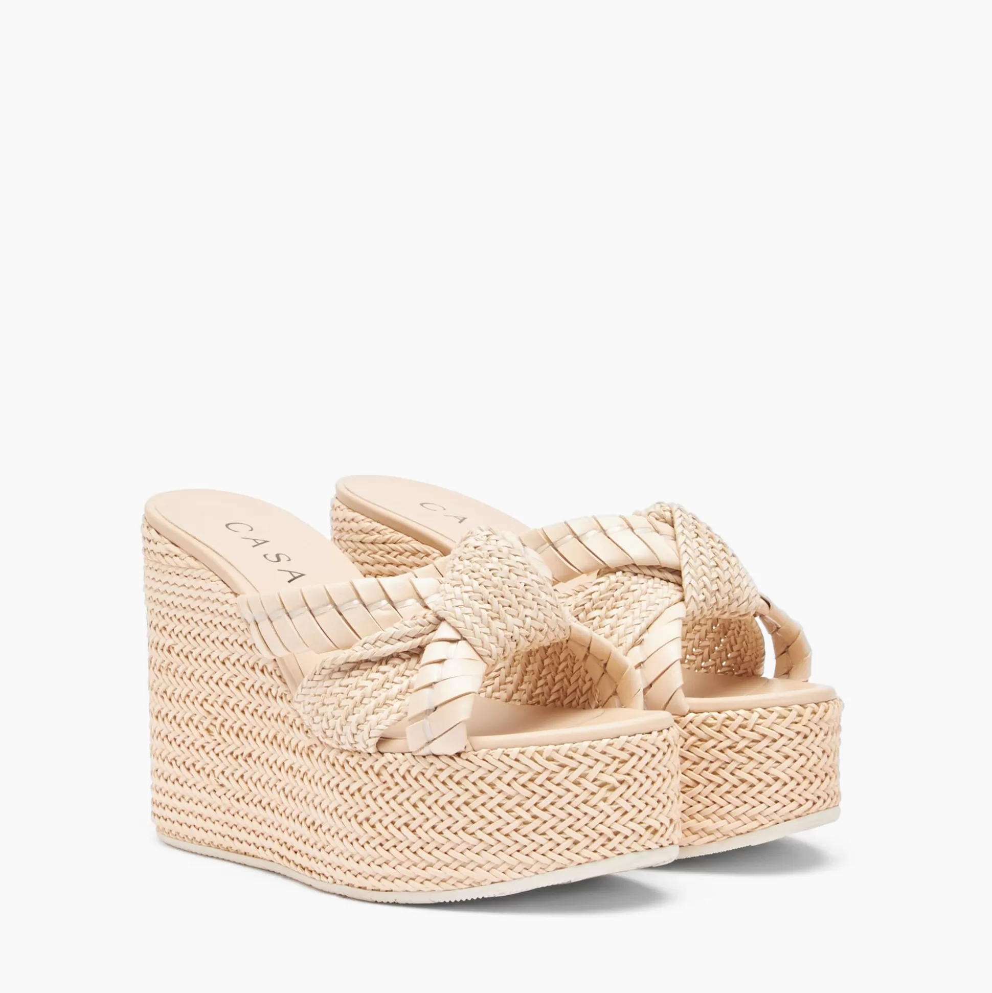 Casadei Formentera Wedges Pink beach Cheap