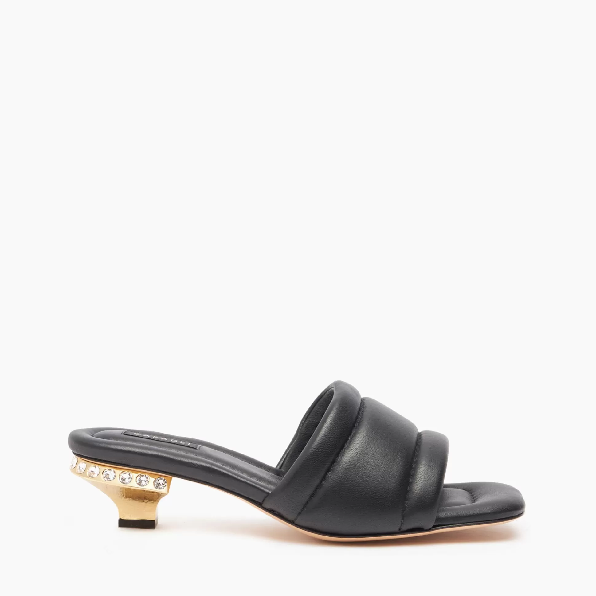 Casadei Galaxy Kitten Mules BLACK Sale