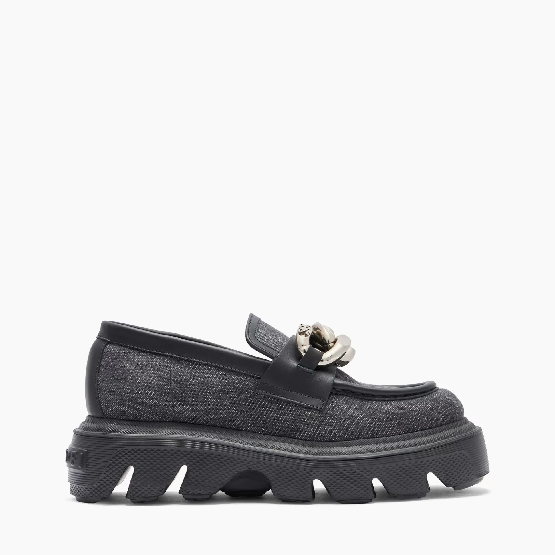 Casadei Generation C Denim Loafers Black Fashion