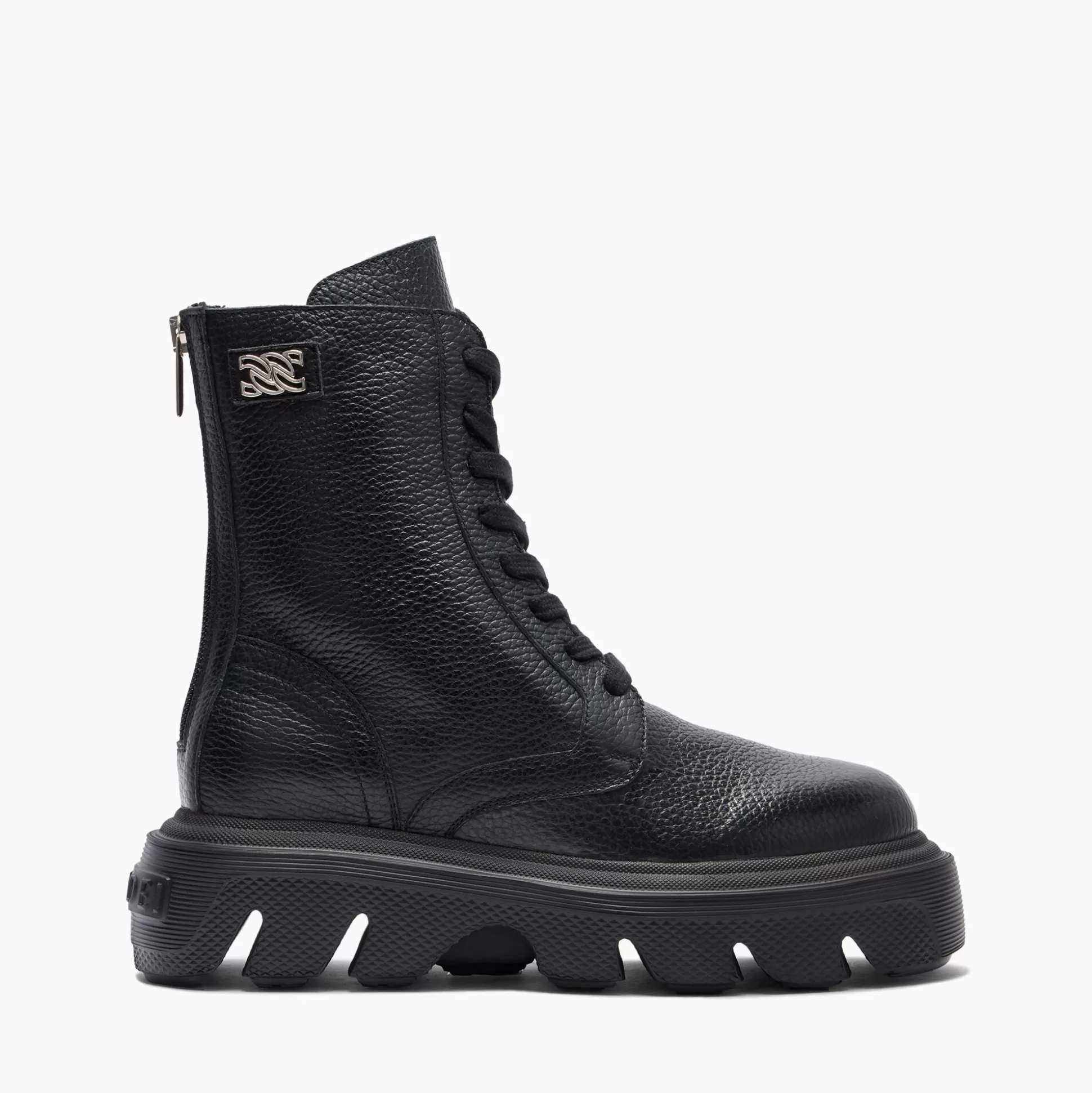 Casadei Generation C Leather Biker Boots Black Outlet