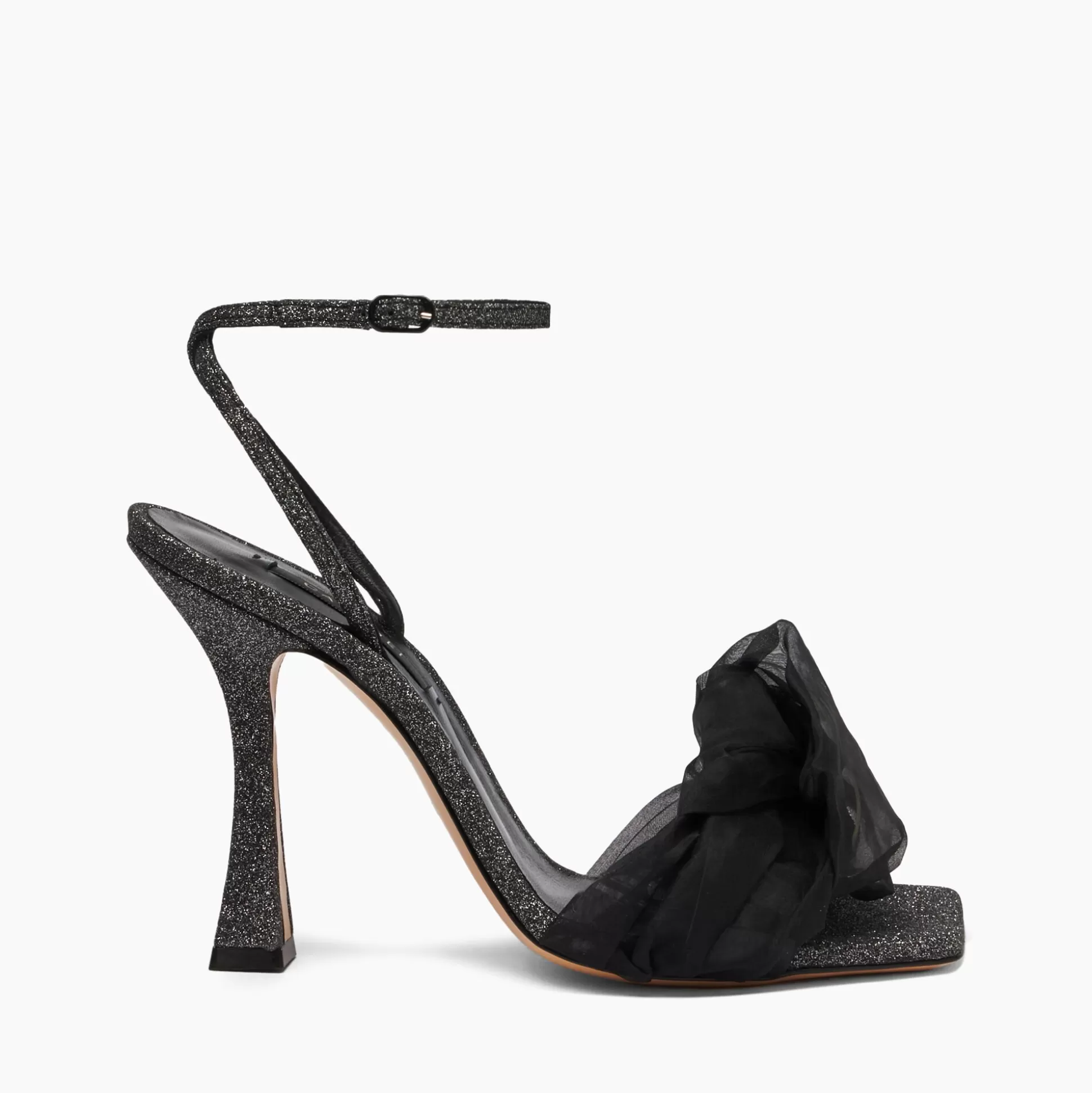 Casadei Geraldine Helen Sandals Black and Black Infinity Online