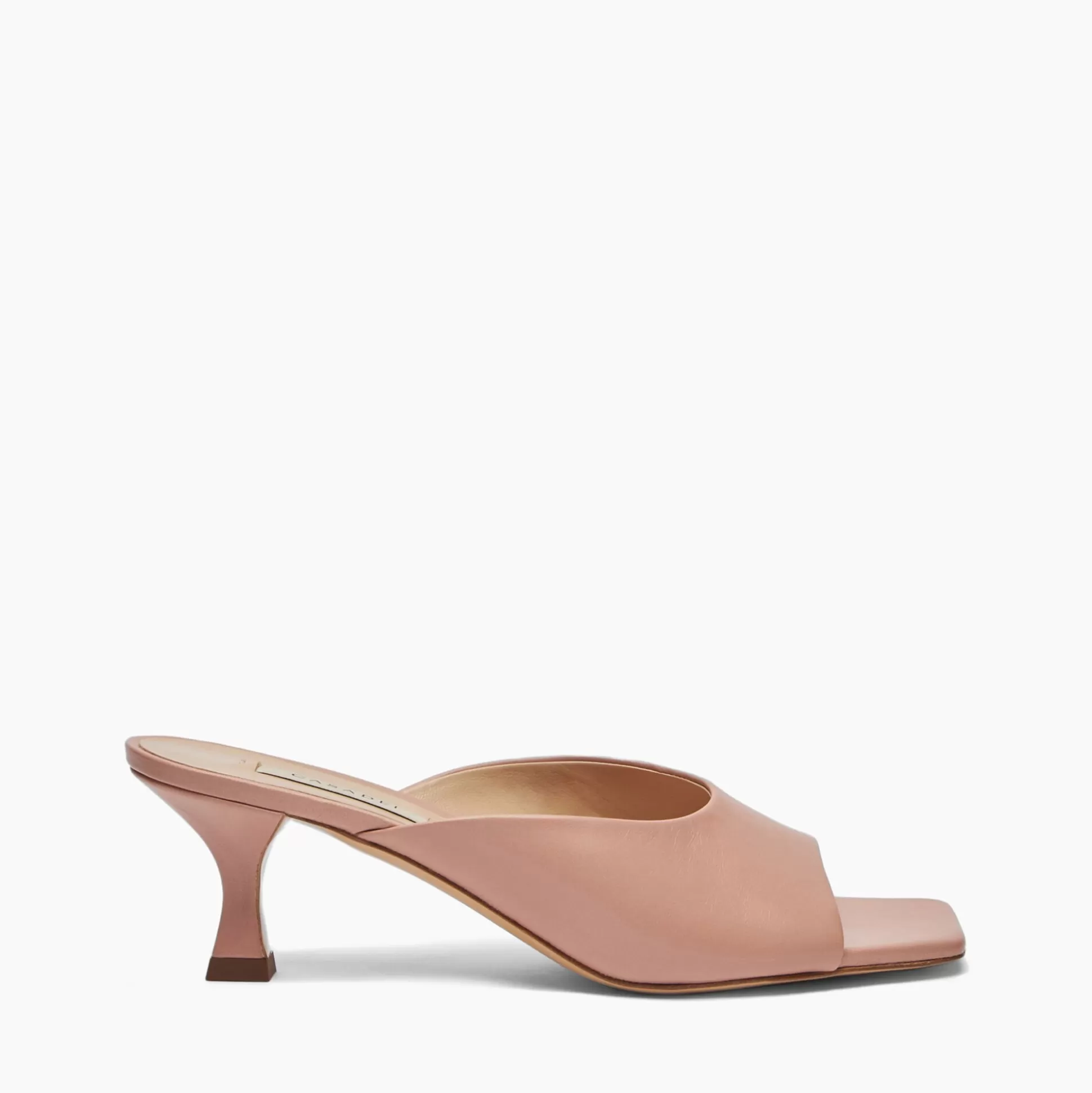 Casadei Geraldine Leather Kitten Mules Rosé Cheap