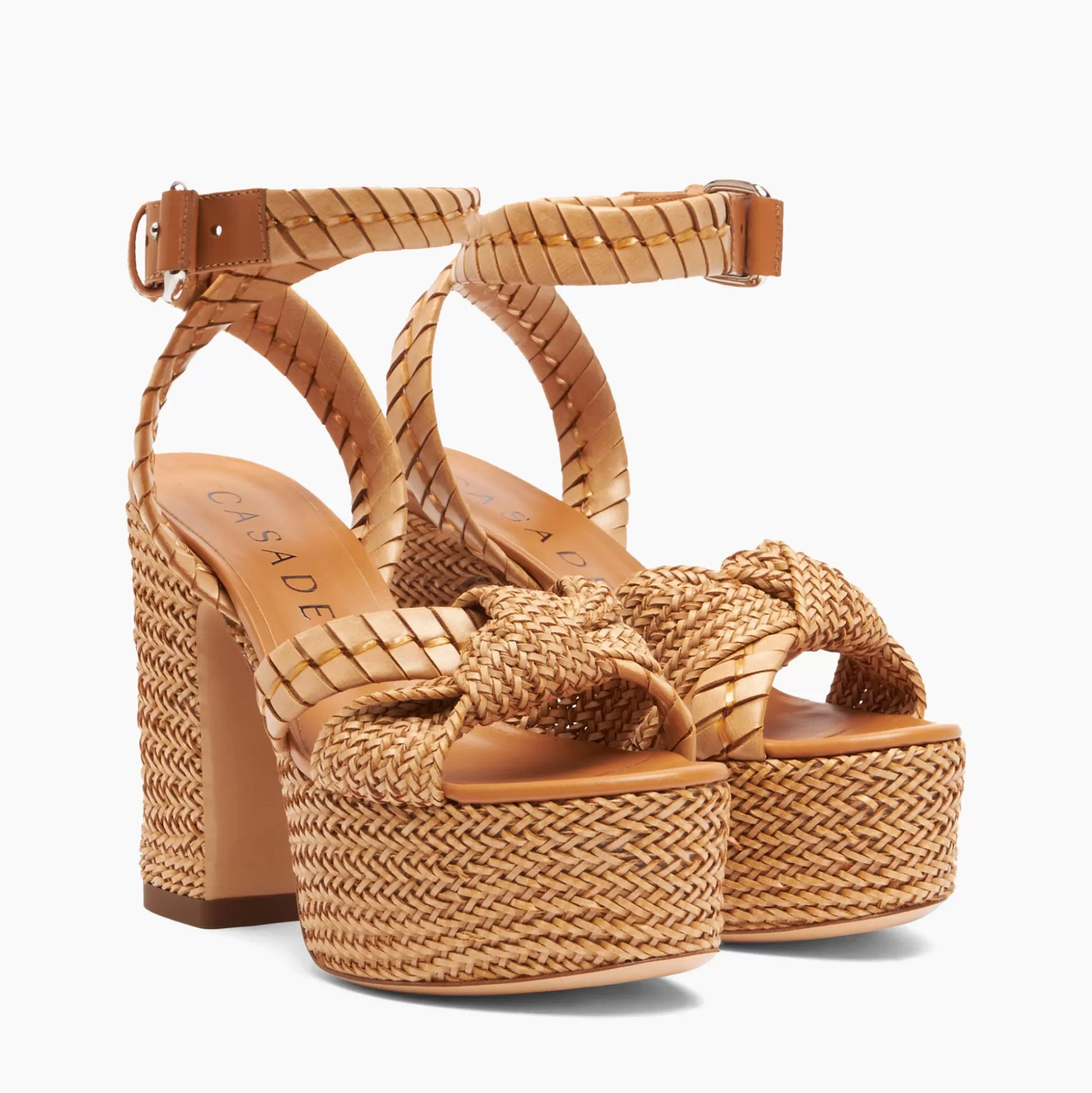 Casadei Isa Formentera Platform Sandals natur Cheap