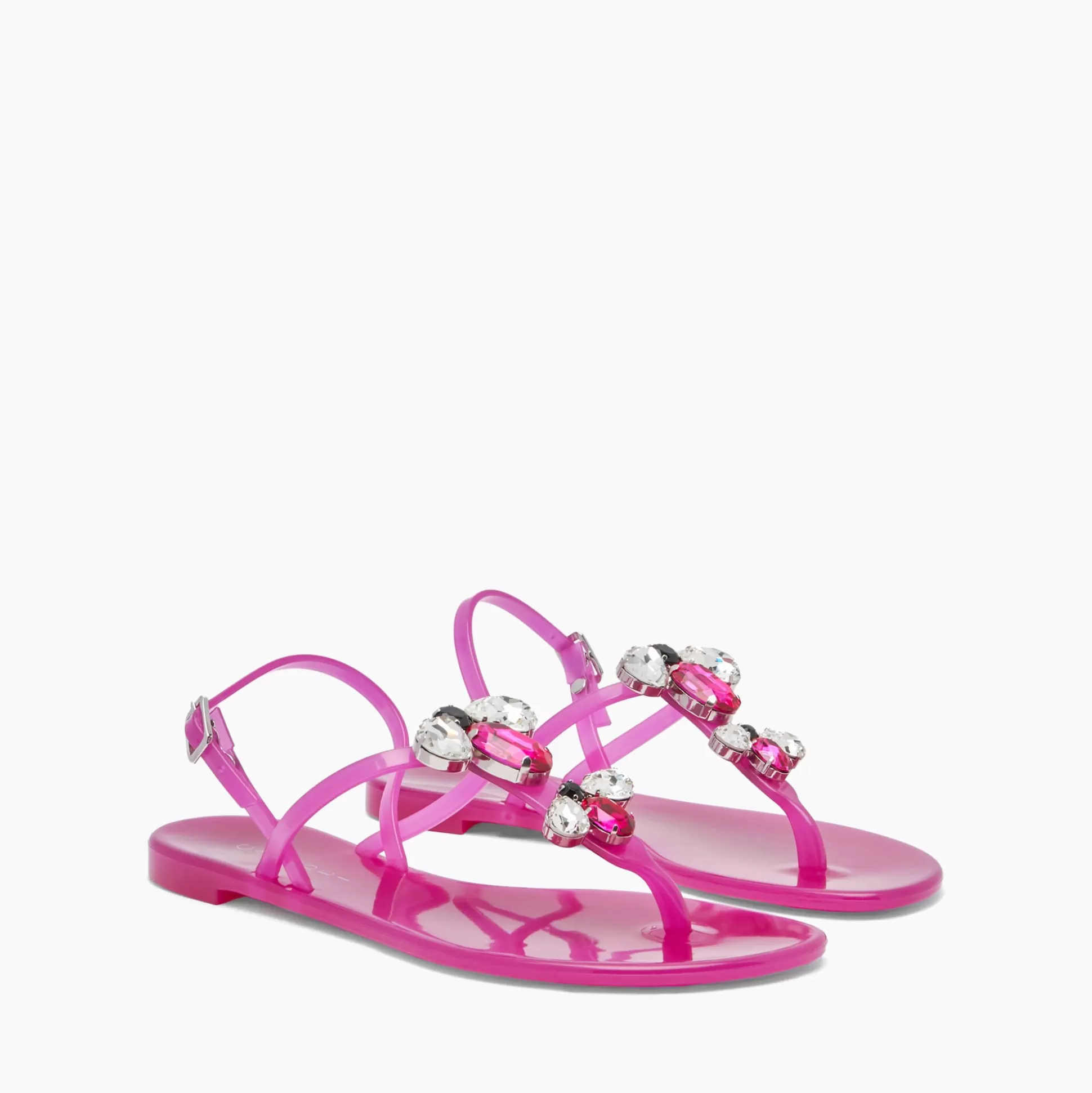 Casadei Jelly Flats Fuchsia Flash Sale