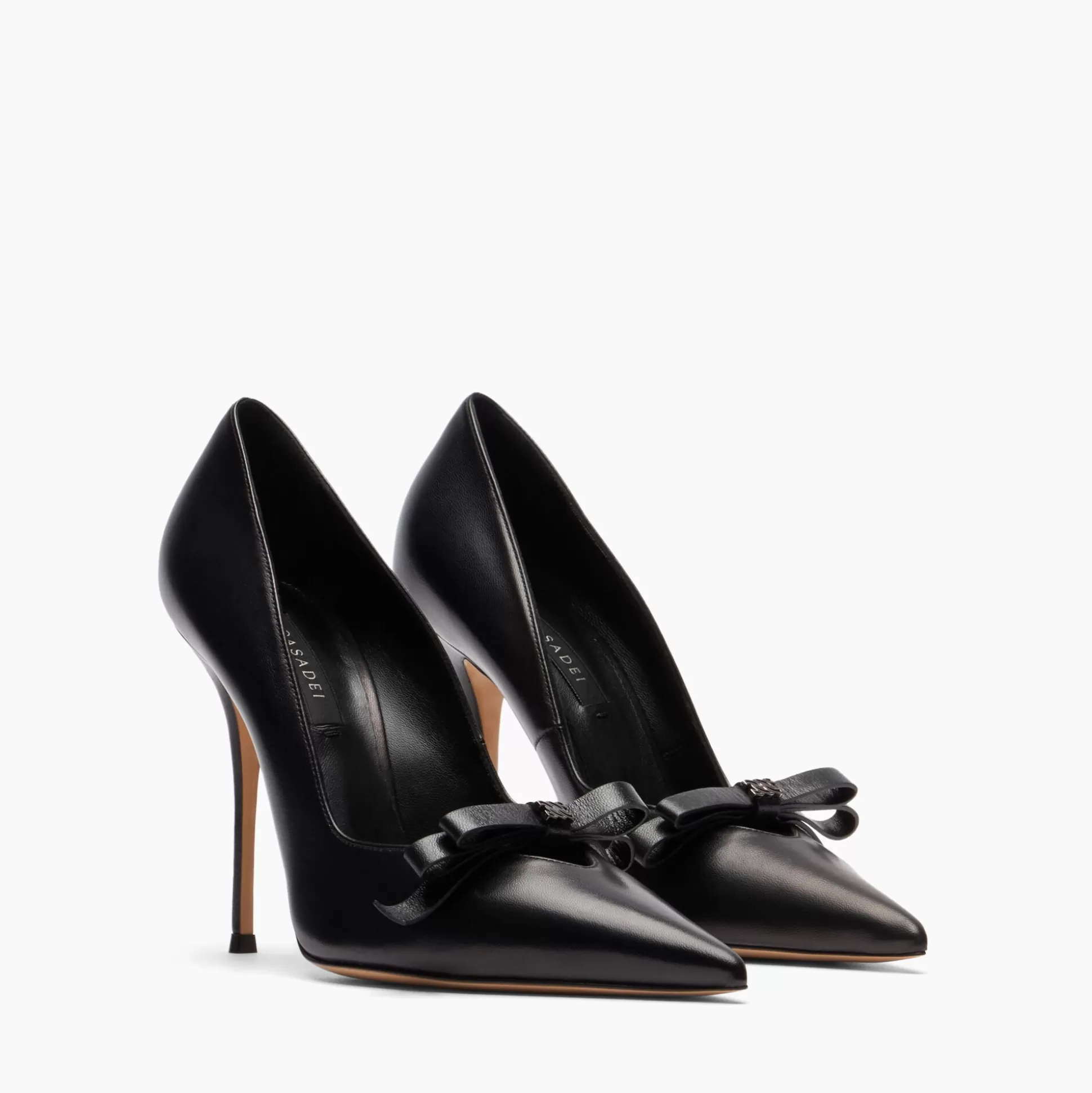 Casadei Juliet Scarlet Leather Pumps Black Online