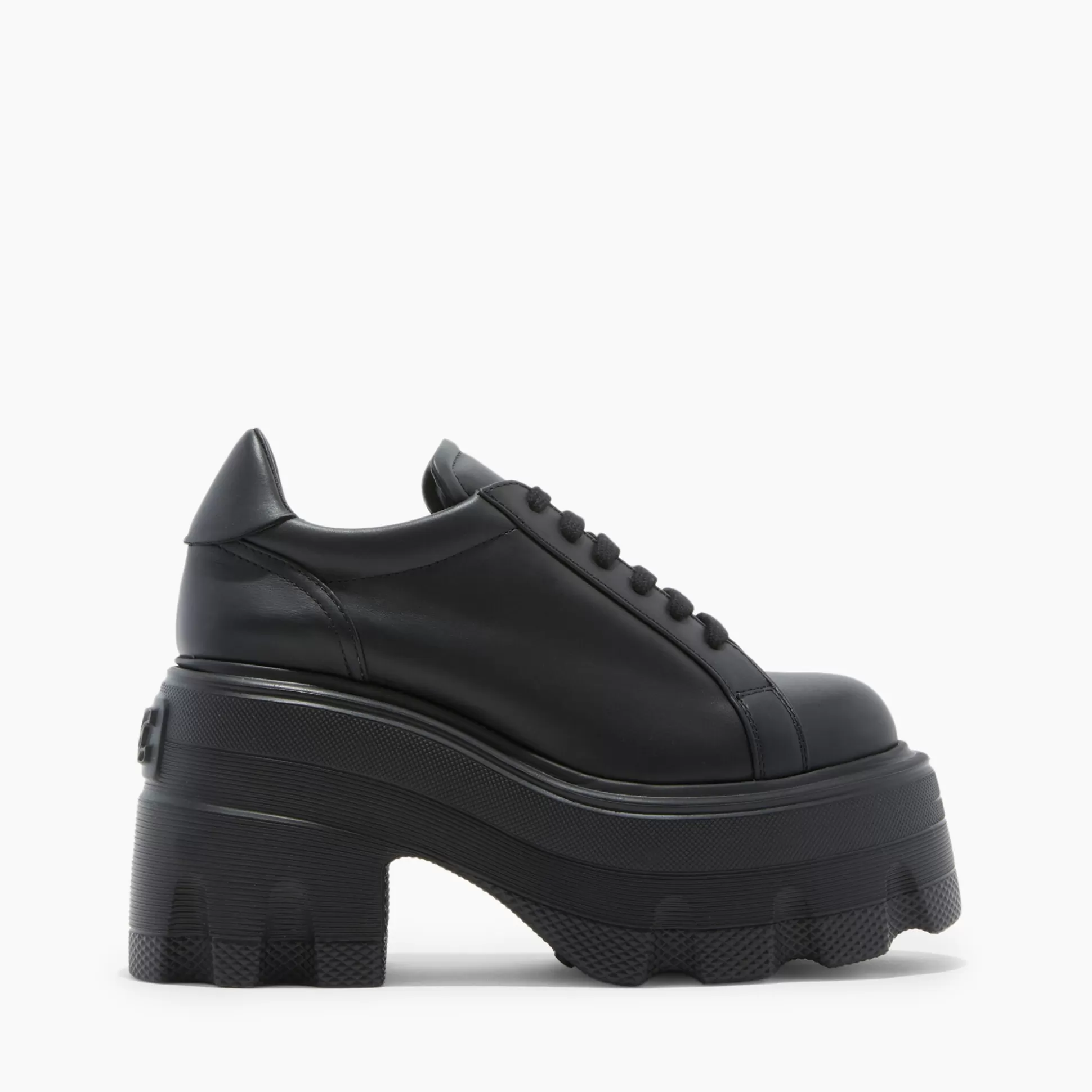 Casadei Maxxxi Leather Sneakers Black Hot