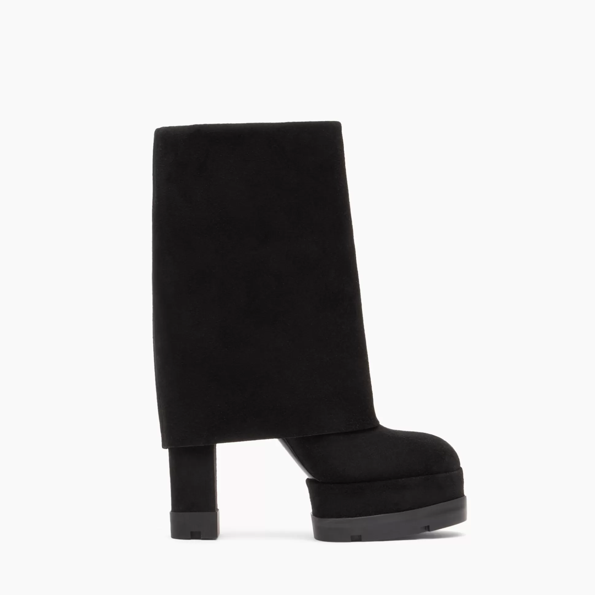 Casadei Nancy Reversable Suede Boots Black Best