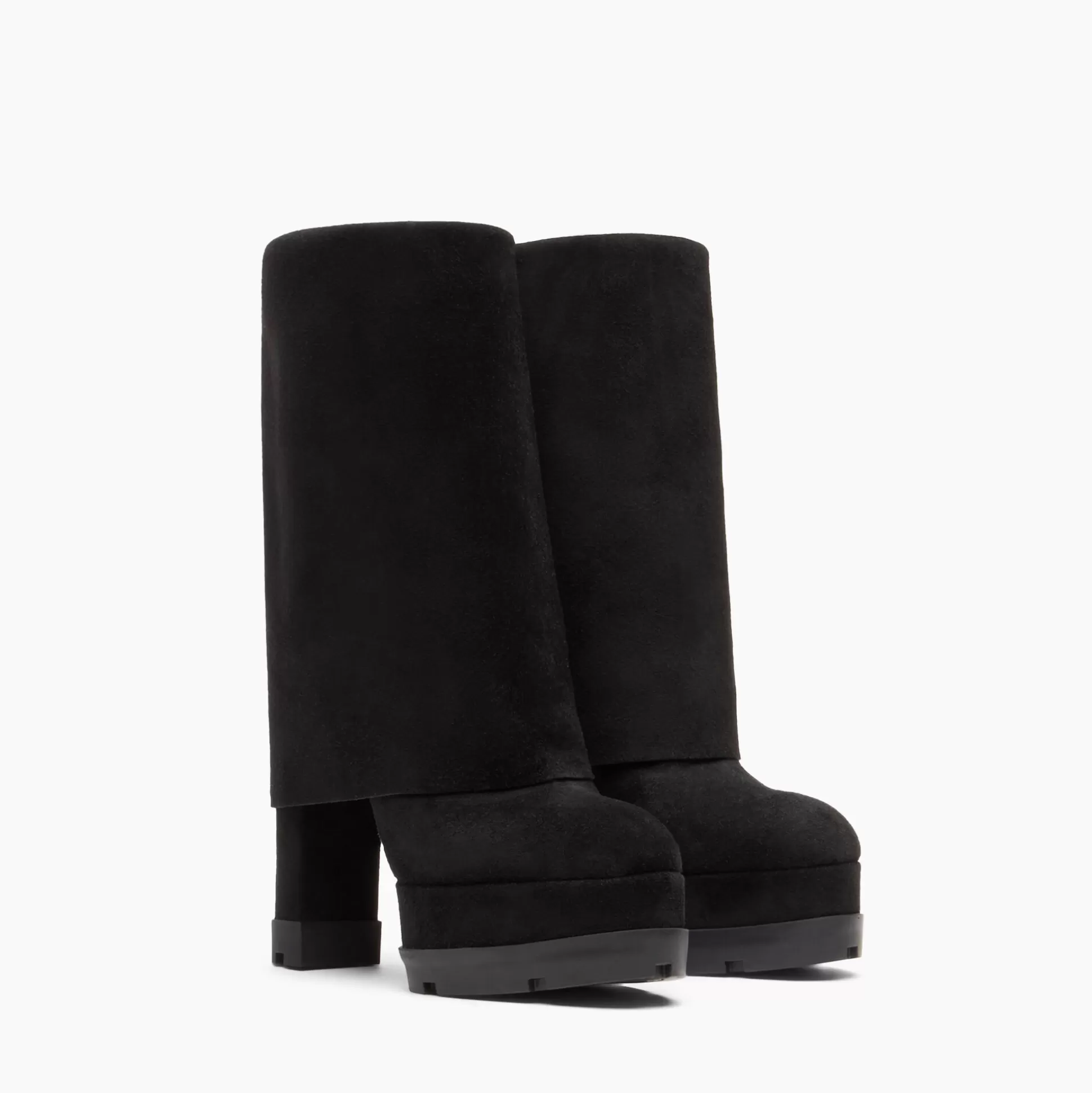 Casadei Nancy Reversable Suede Boots Black Best