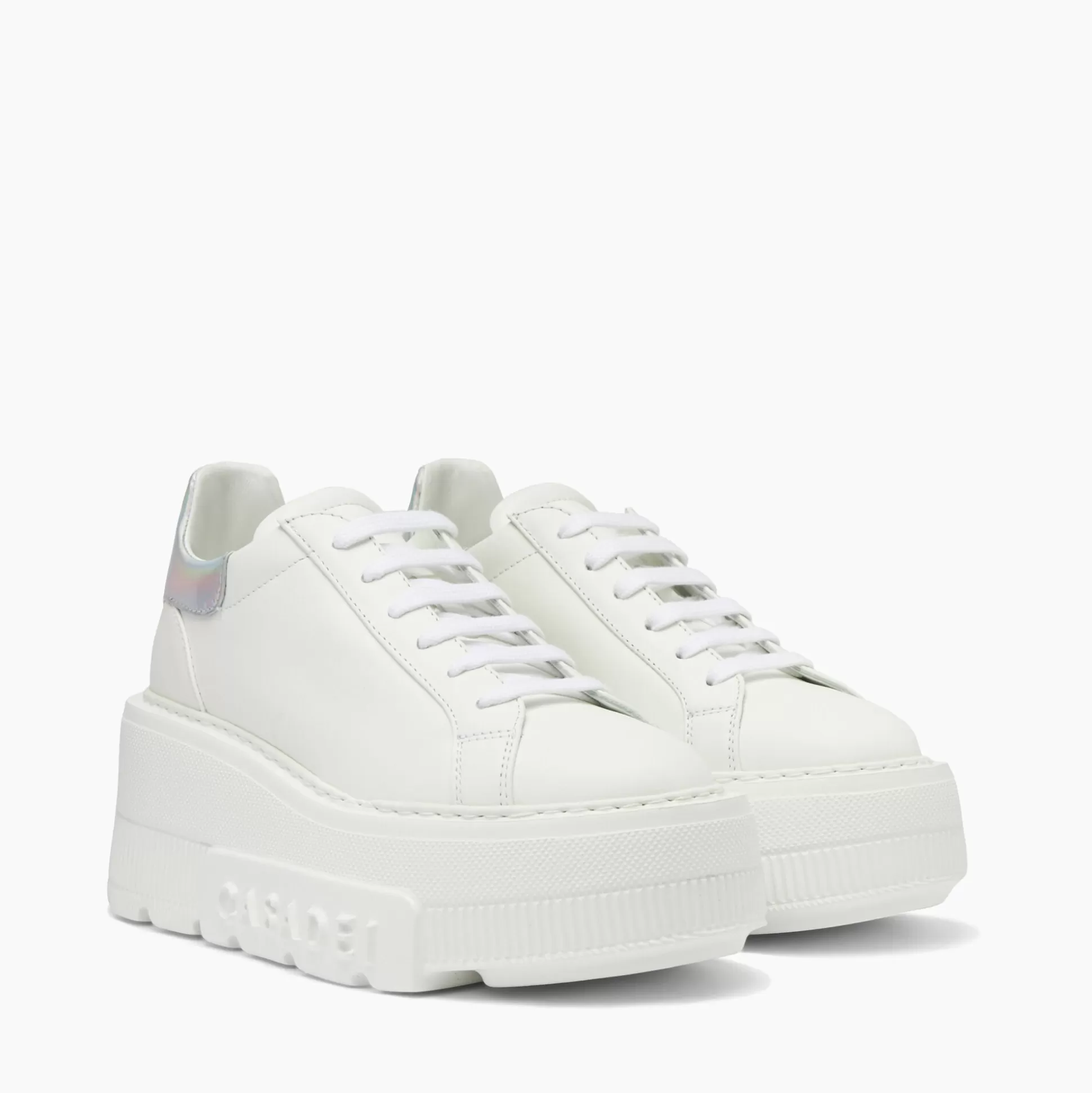 Casadei Nexus Flash Sneakers White and silver Online