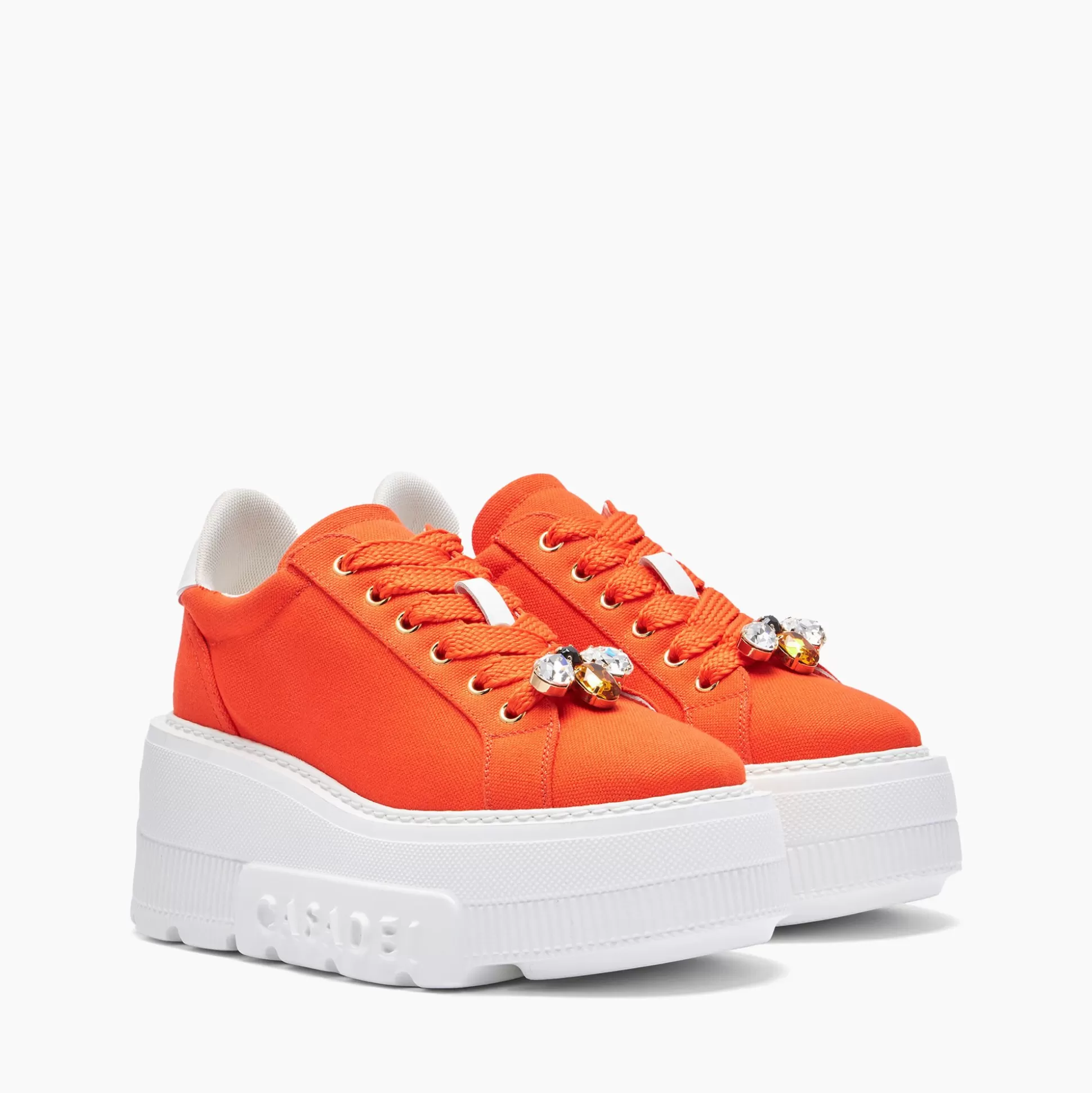 Casadei Nexus Queen Bee Sneakers Tulip and White Online