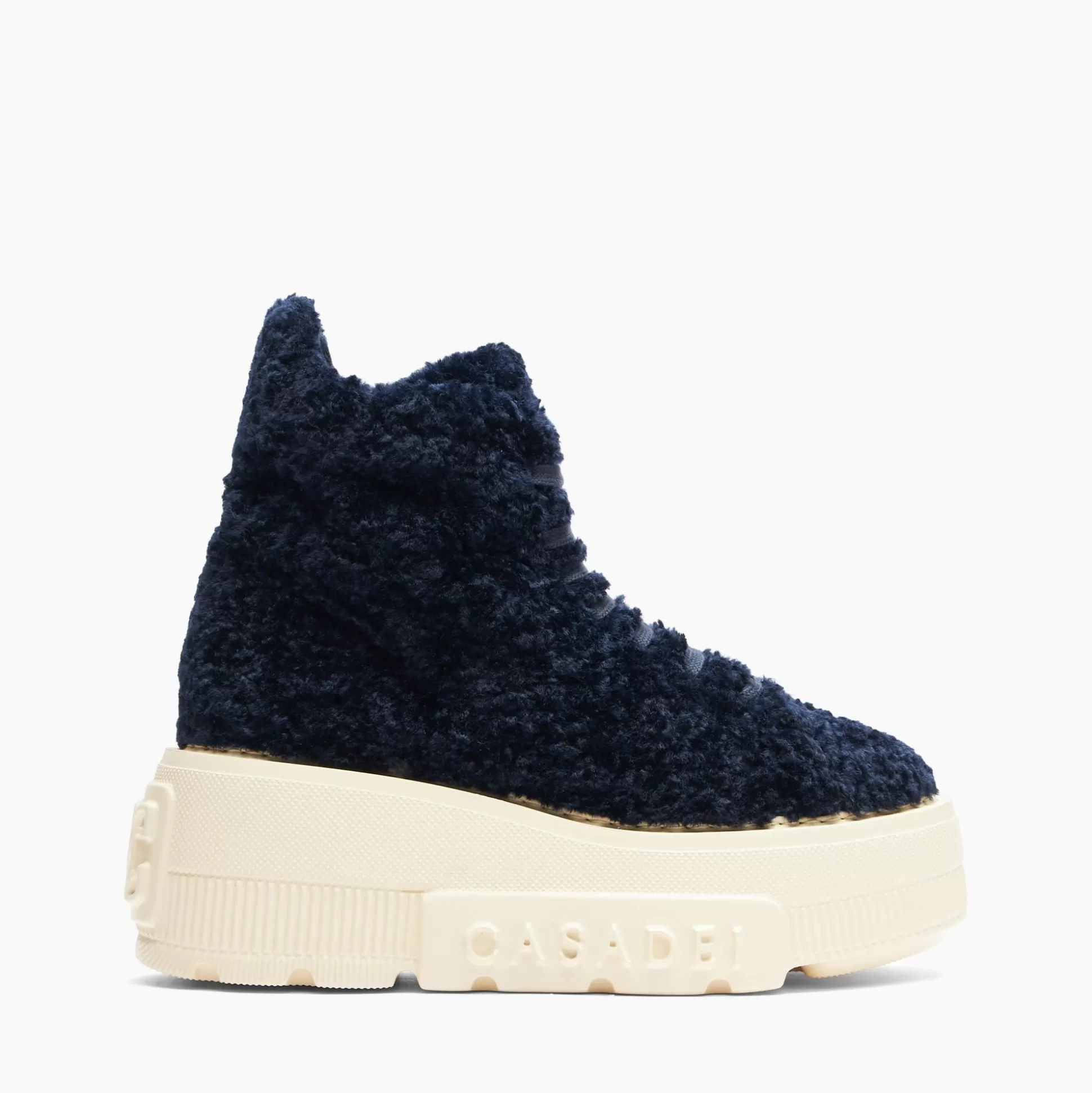 Casadei Nexus Senales Faux Fur Sneakers Nightsky Outlet