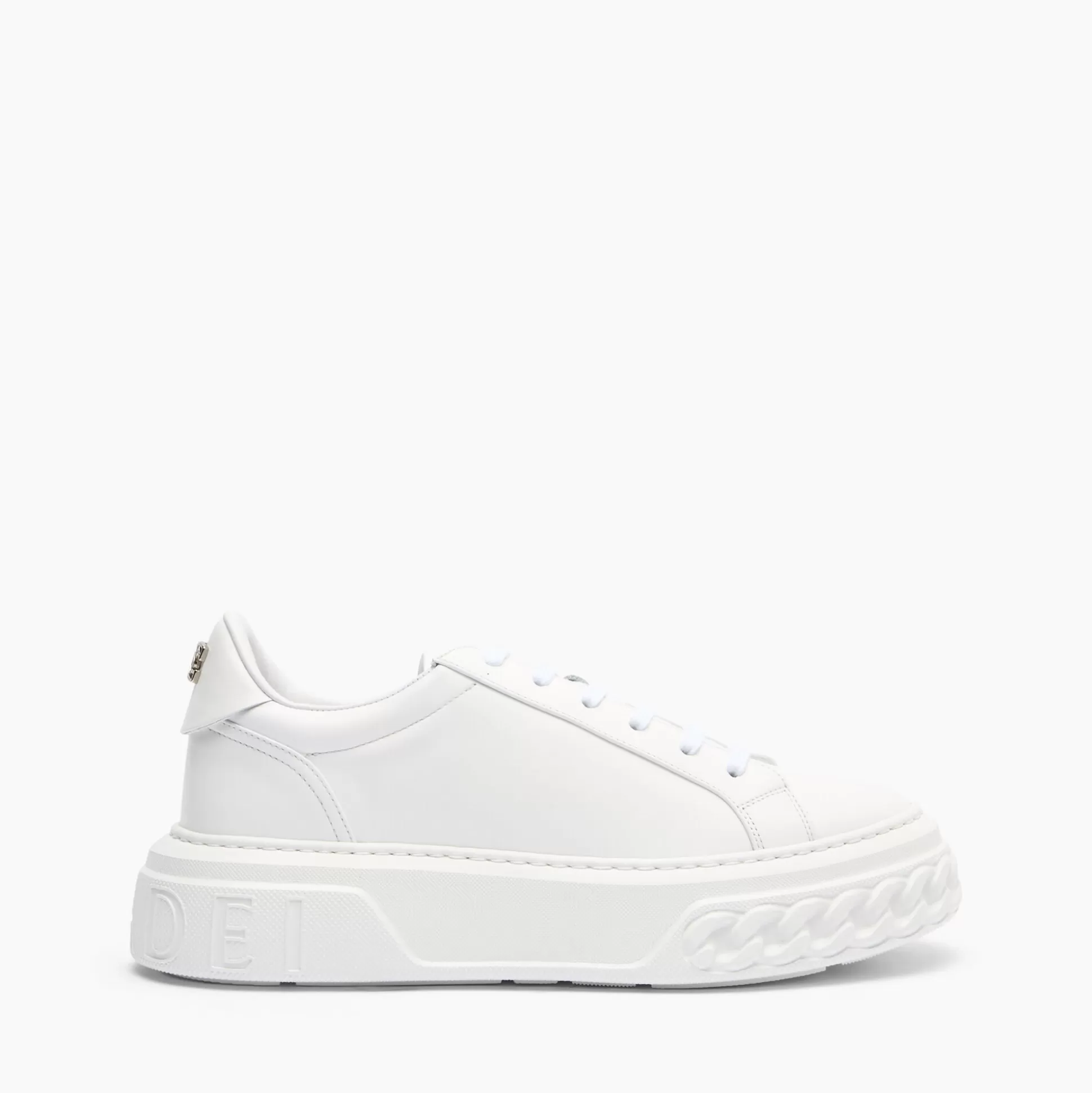 Casadei Off Road Leather Sneakers White Best Sale