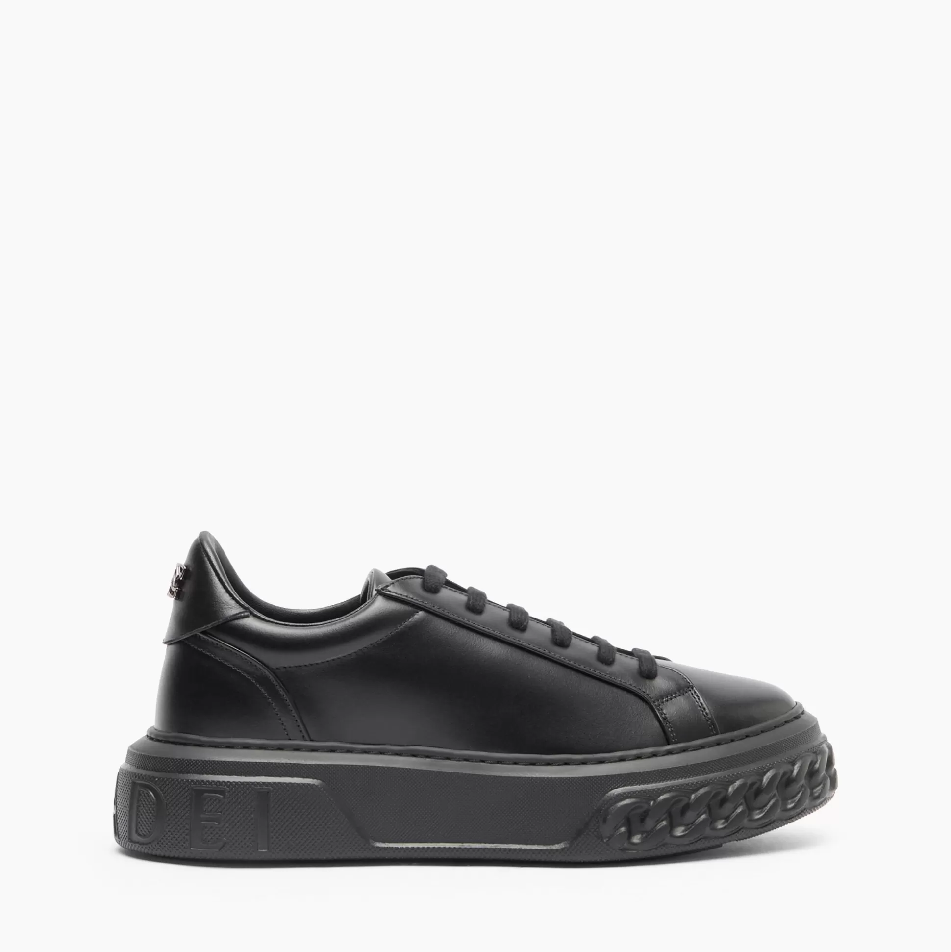 Casadei Off Road Leather Sneakers Black Shop