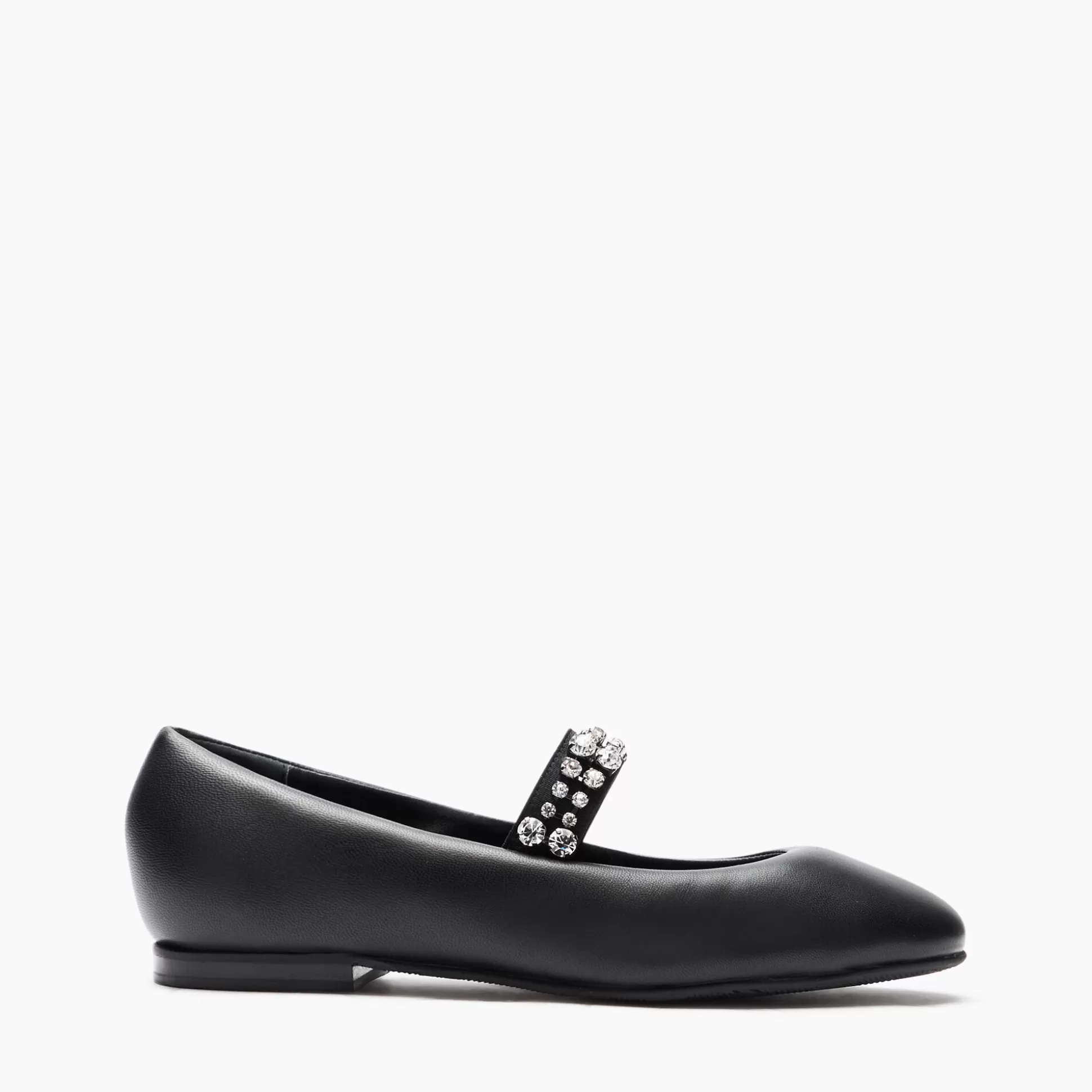 Casadei Puff Leather Ballerinas Black Fashion