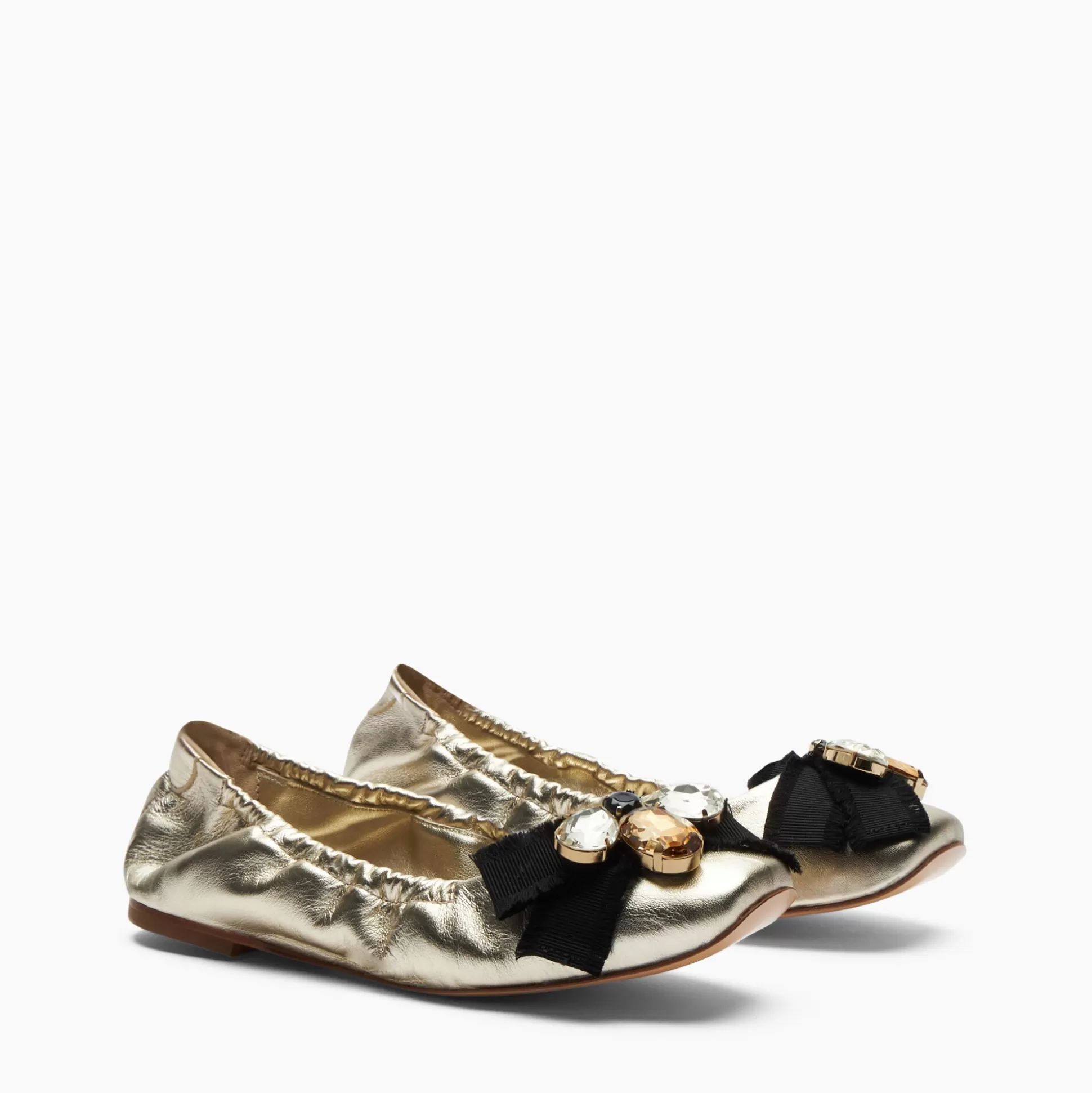 Casadei Queen Bee Ballet Ballerinas Goldust Store