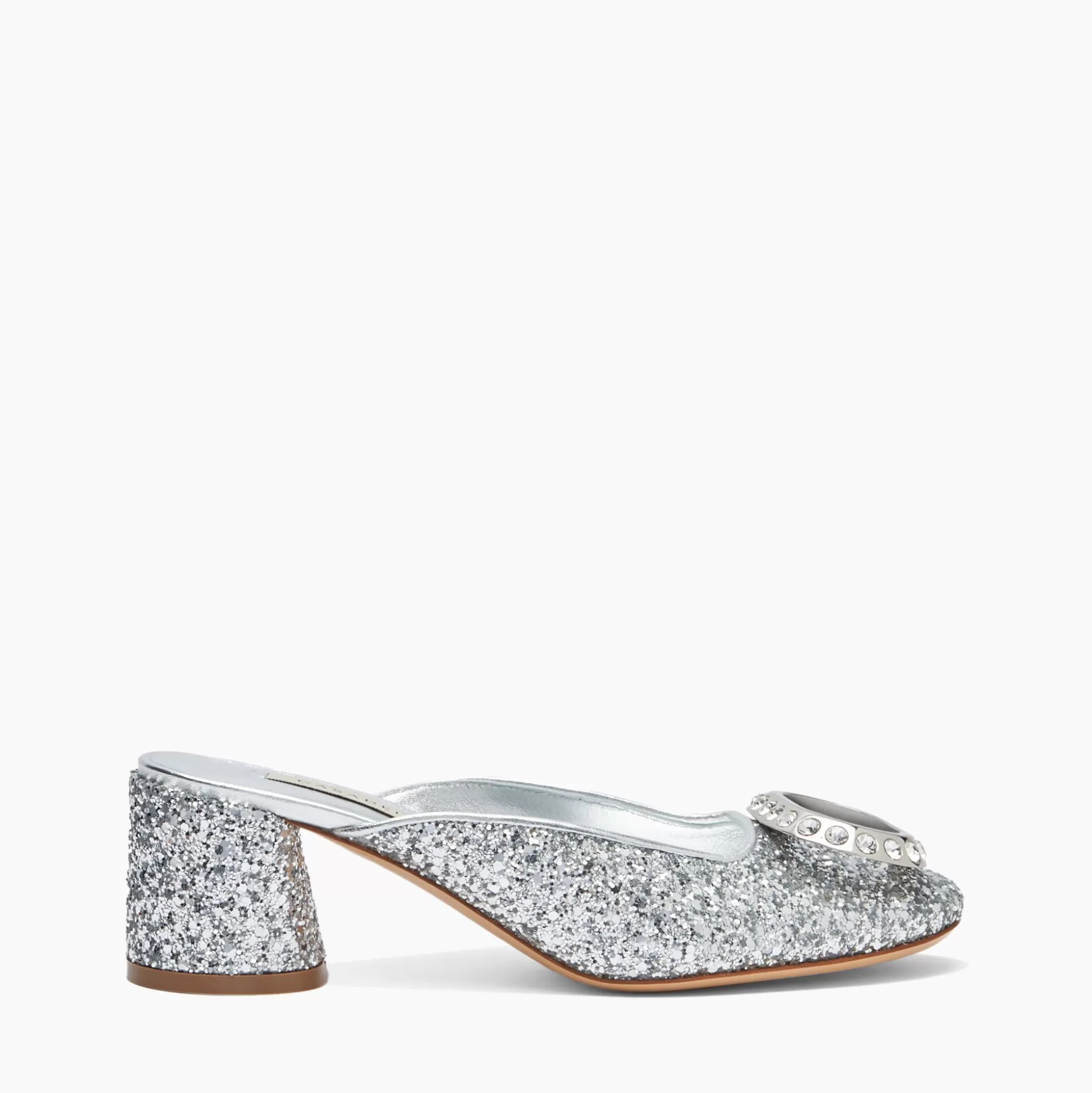 Casadei Ring Cleo Mules Silver Online