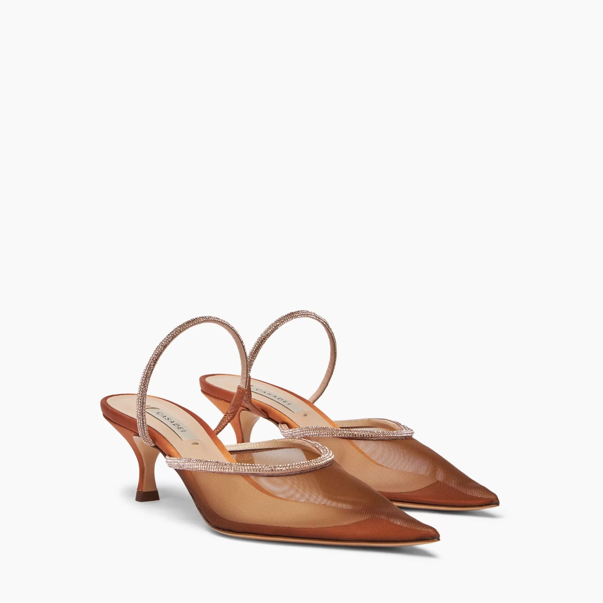 Casadei Scarlet Mimì Mesh Mules Topaz Cheap