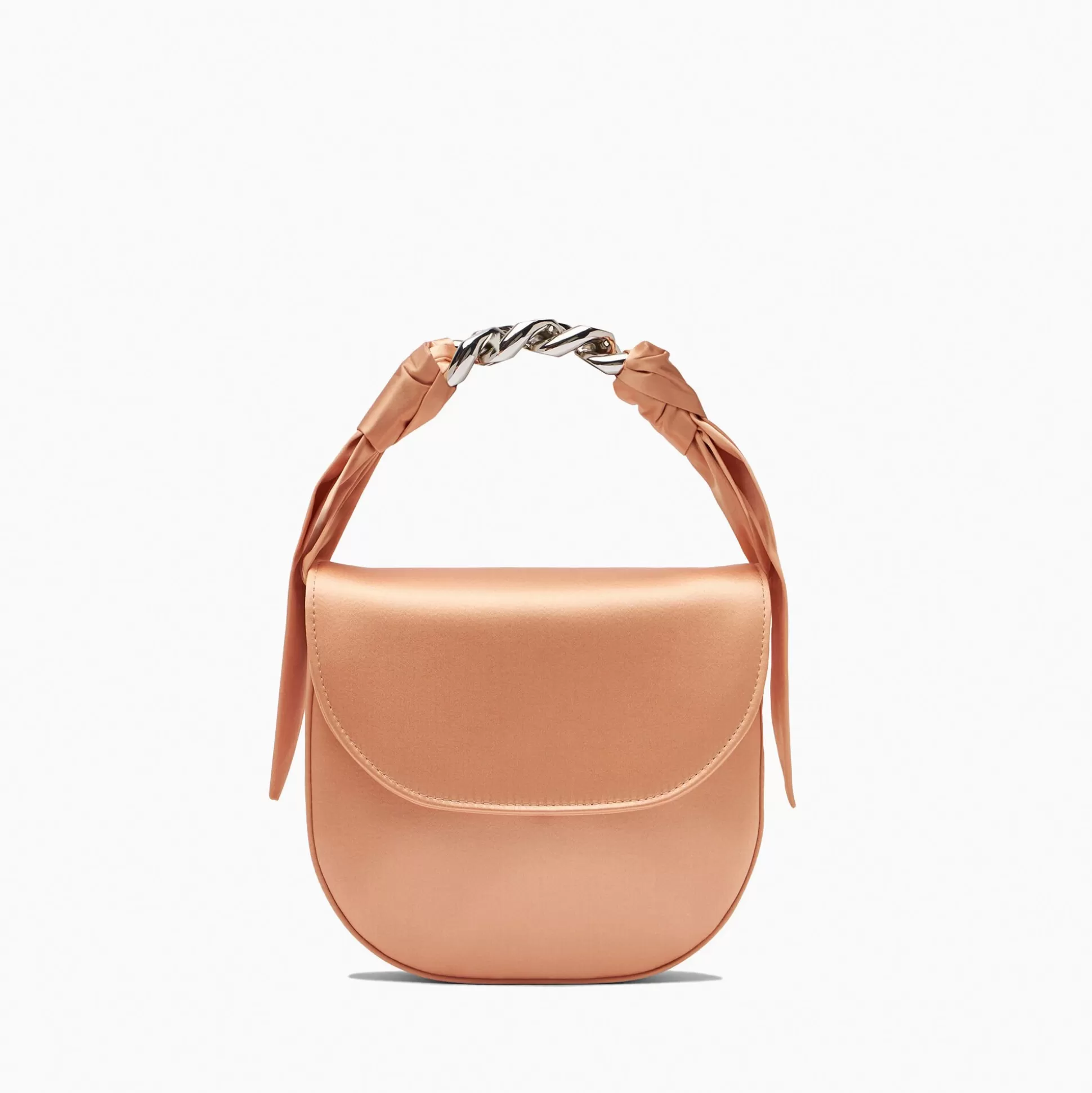 Casadei Silk & Satin Bag Light Peach Fashion