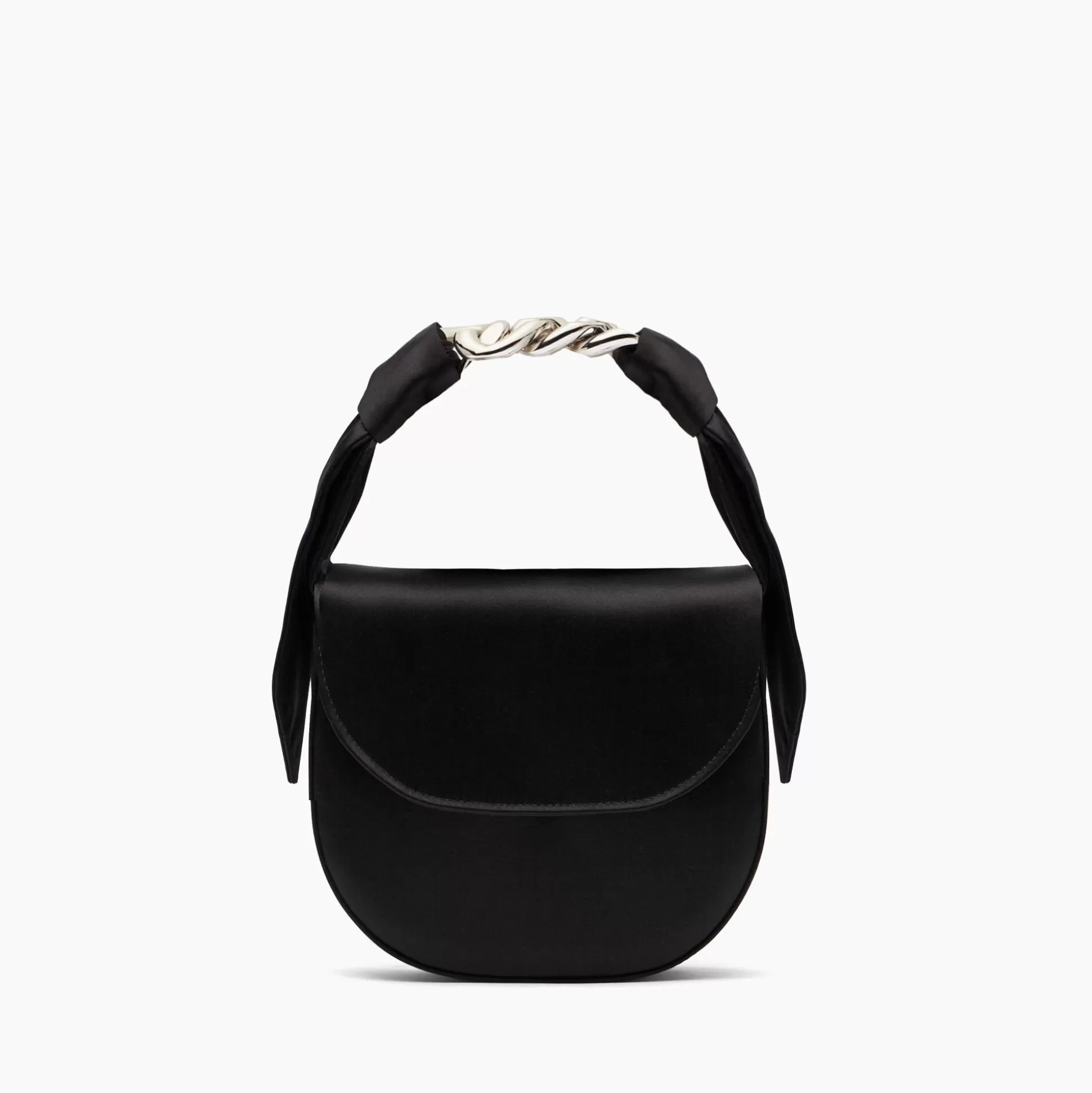 Casadei Silk & Satin Bag Black Discount