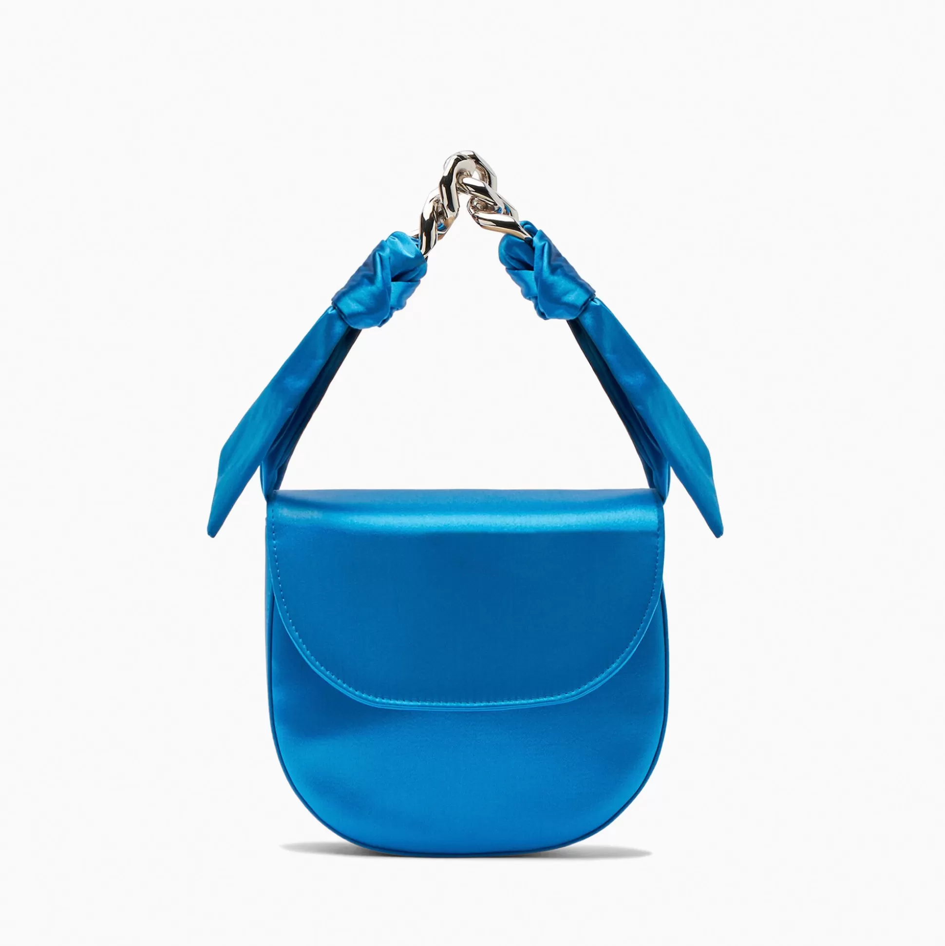 Casadei Silk & Satin Bag Bohemenian Blue Fashion