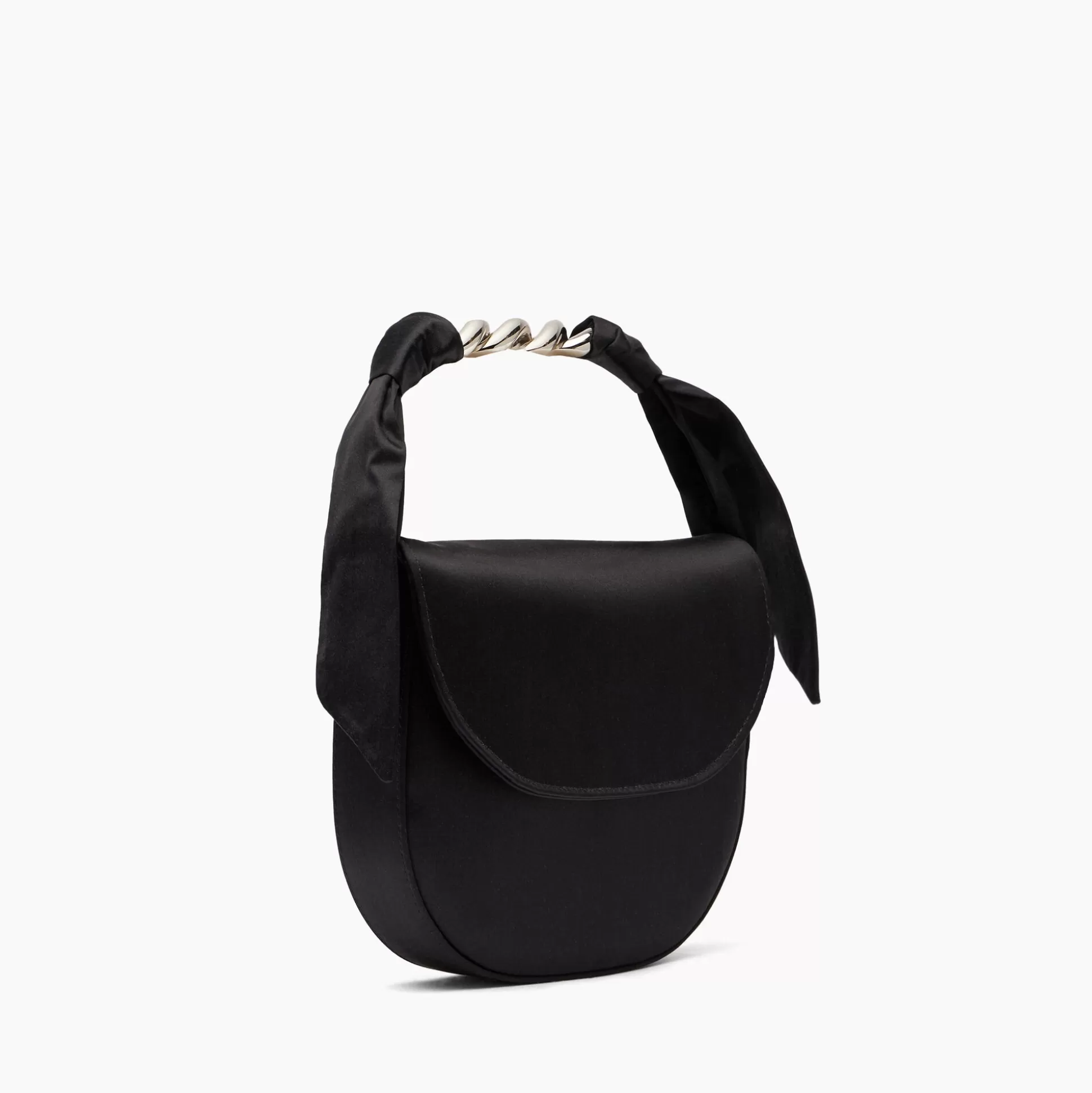 Casadei Silk & Satin Bag Black Discount