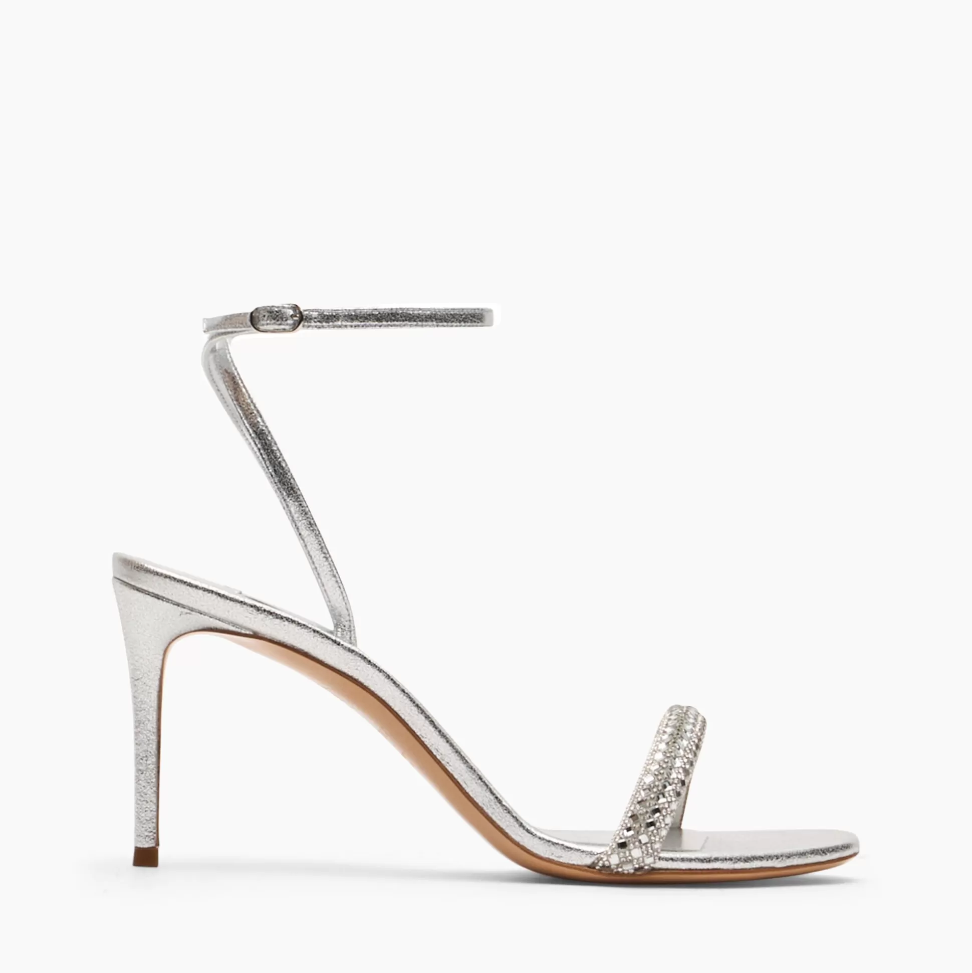 Casadei Stratosphere Julia Wonder Sandals Cristallo and Argento Online