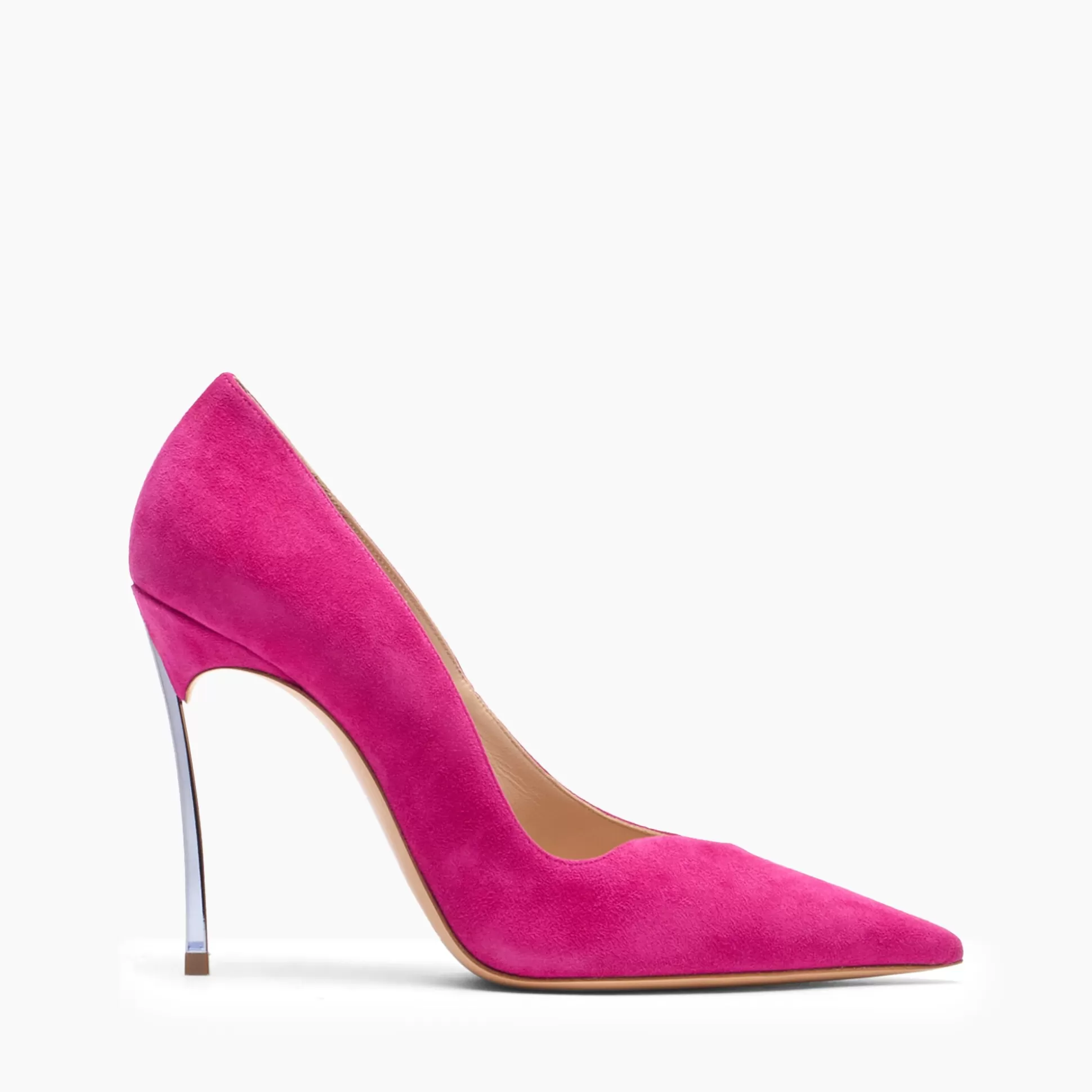 Casadei Superblade Suede Pumps Magenta Online