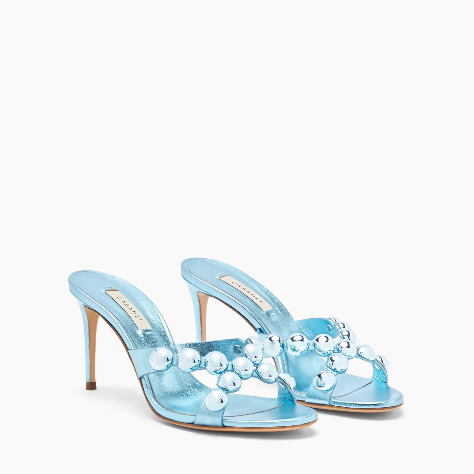 Casadei Tropicana Julia Mules Sky Online