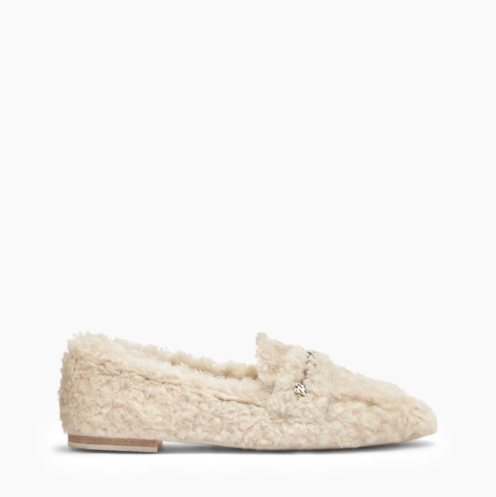 Casadei Valsenales Faux Fur Loafers White Shop